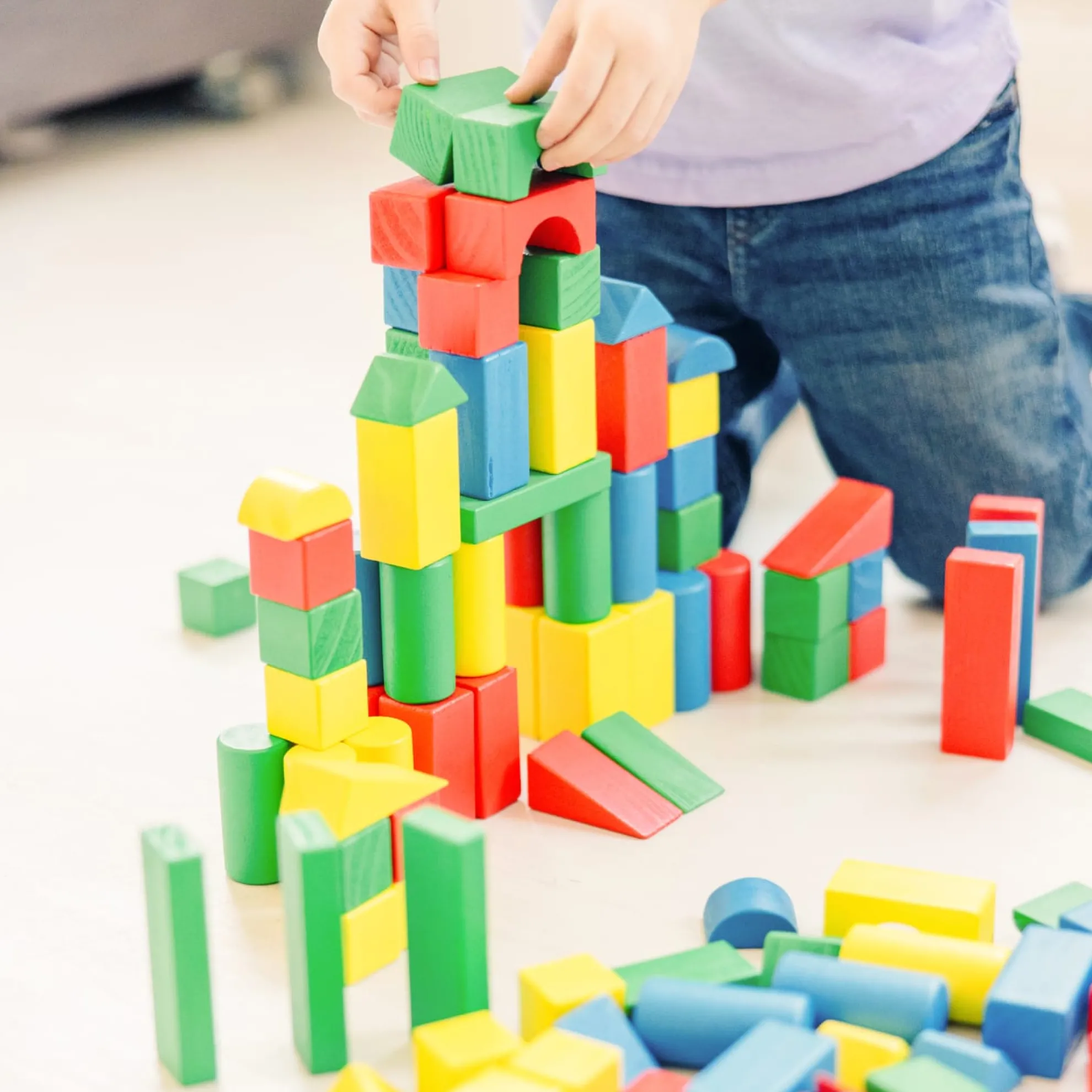 200 Piece Wood Blocks Set