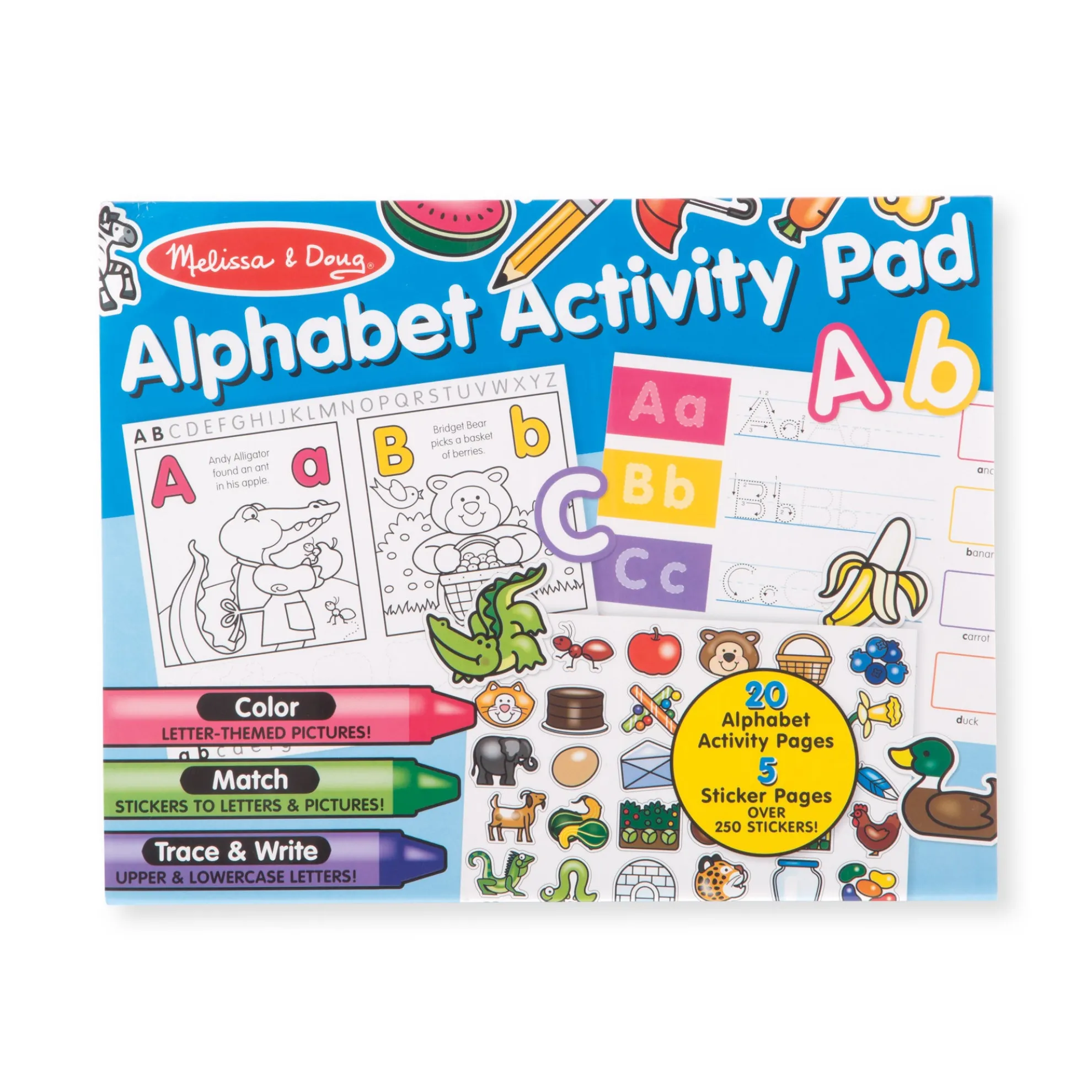 Alphabet Activity Sticker Pad