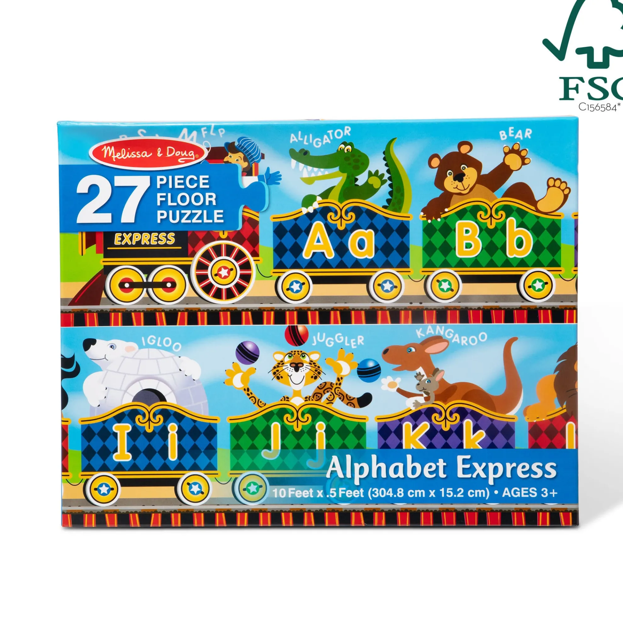 Alphabet Express Floor Puzzle - 27 Pieces