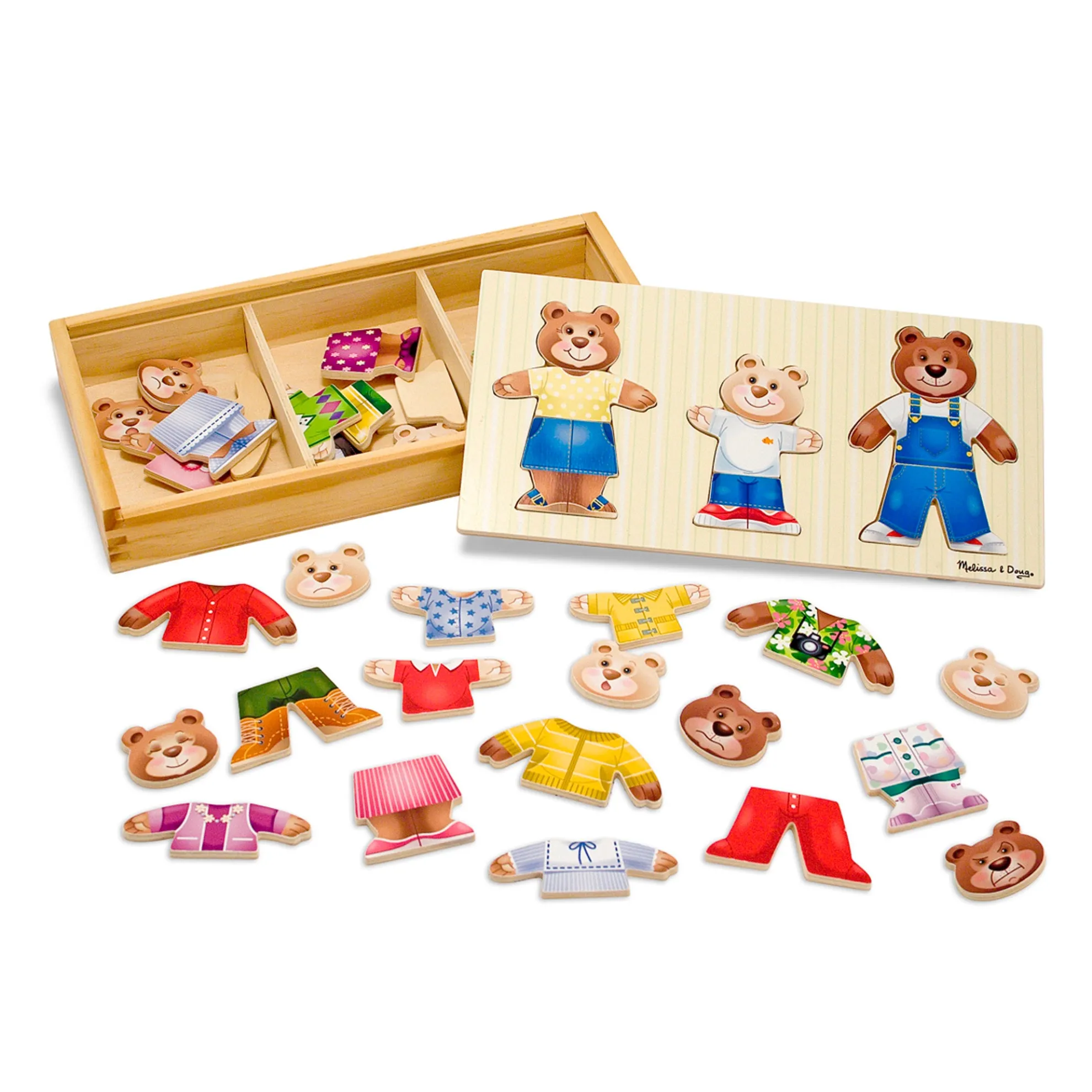 Bear Family Dress-Up Puzzle - 45 Pieces