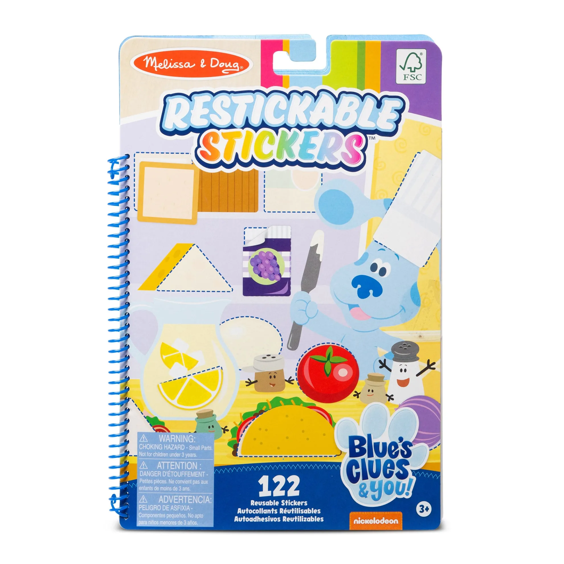 Blue's Clues & You! Restickable Stickers - Shapes & Colors