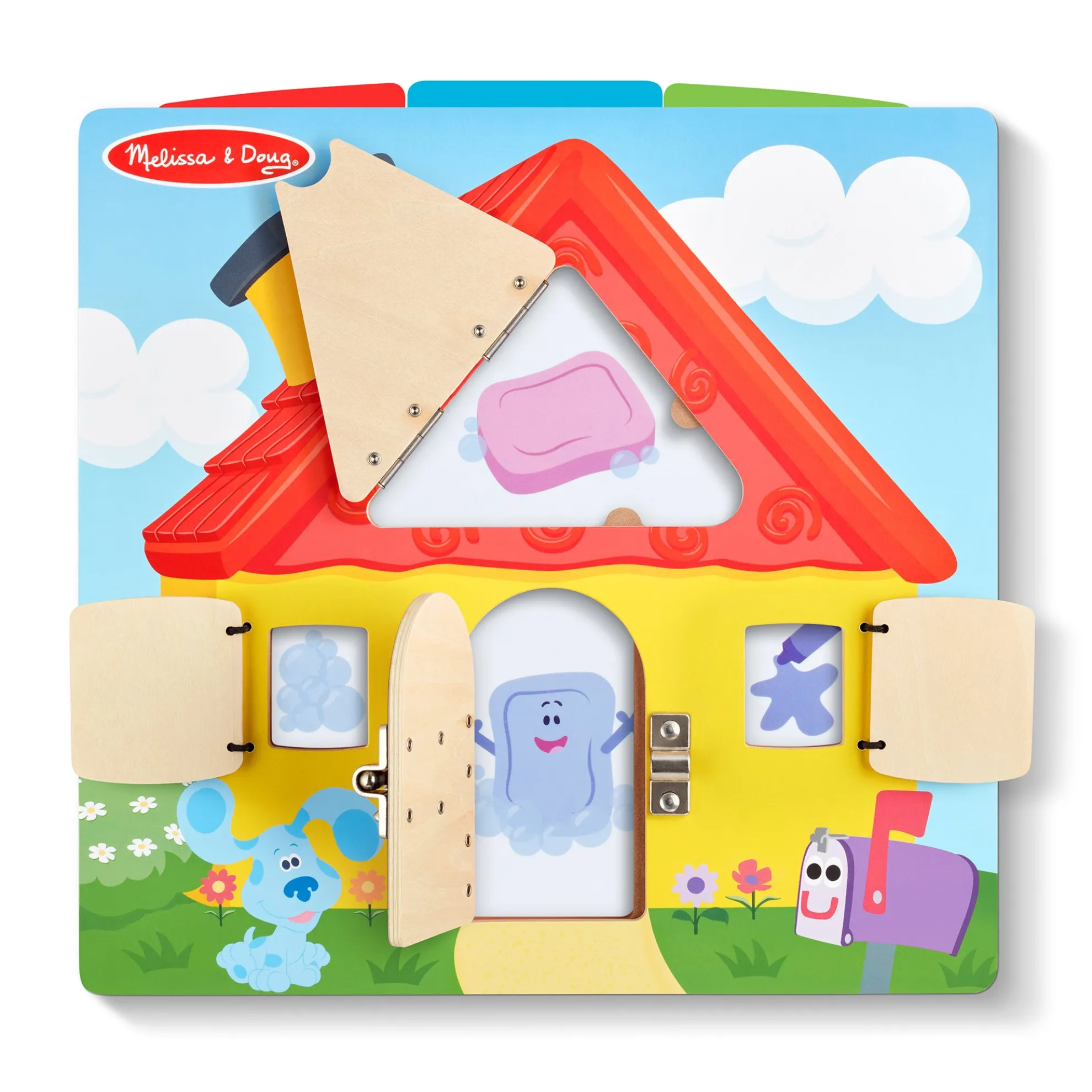 Blue's Clues & You! Wooden Lift-the-Flap Activity Board