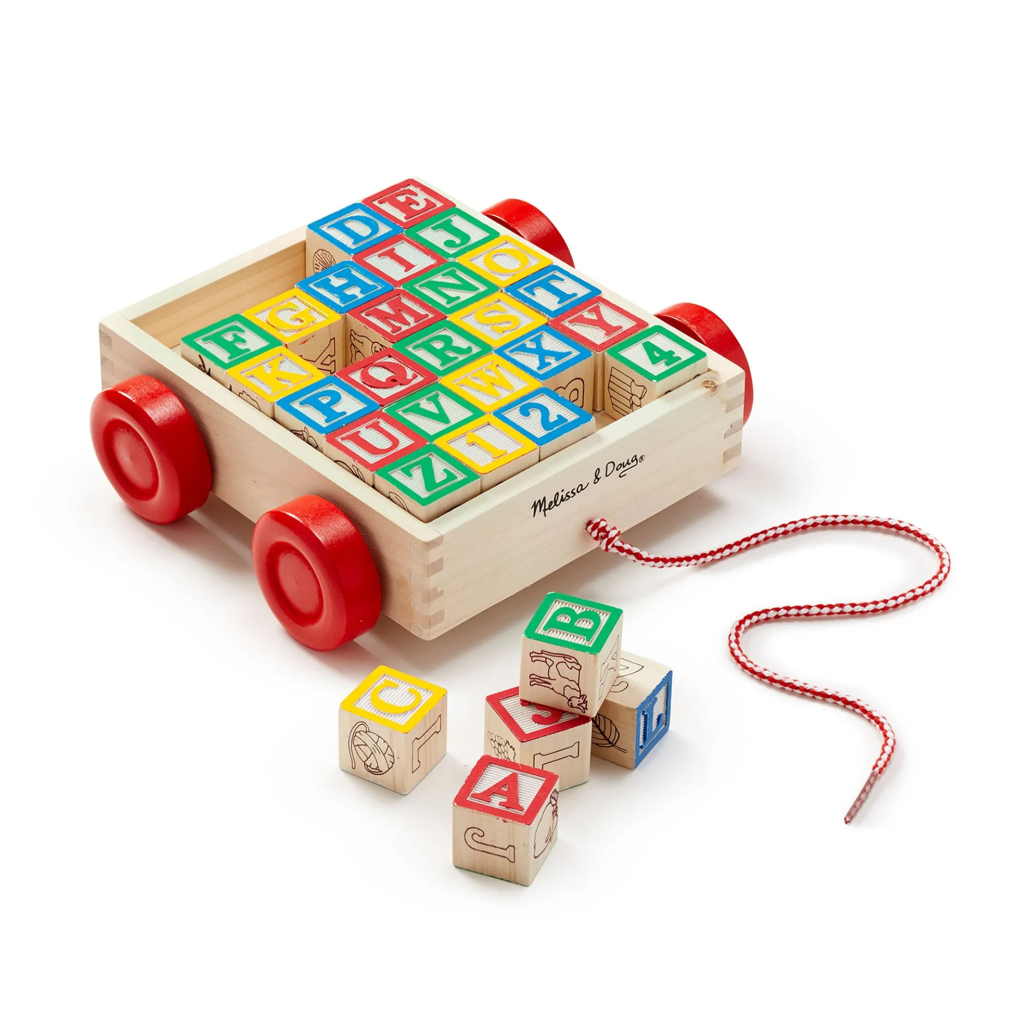 Classic ABC Block Cart