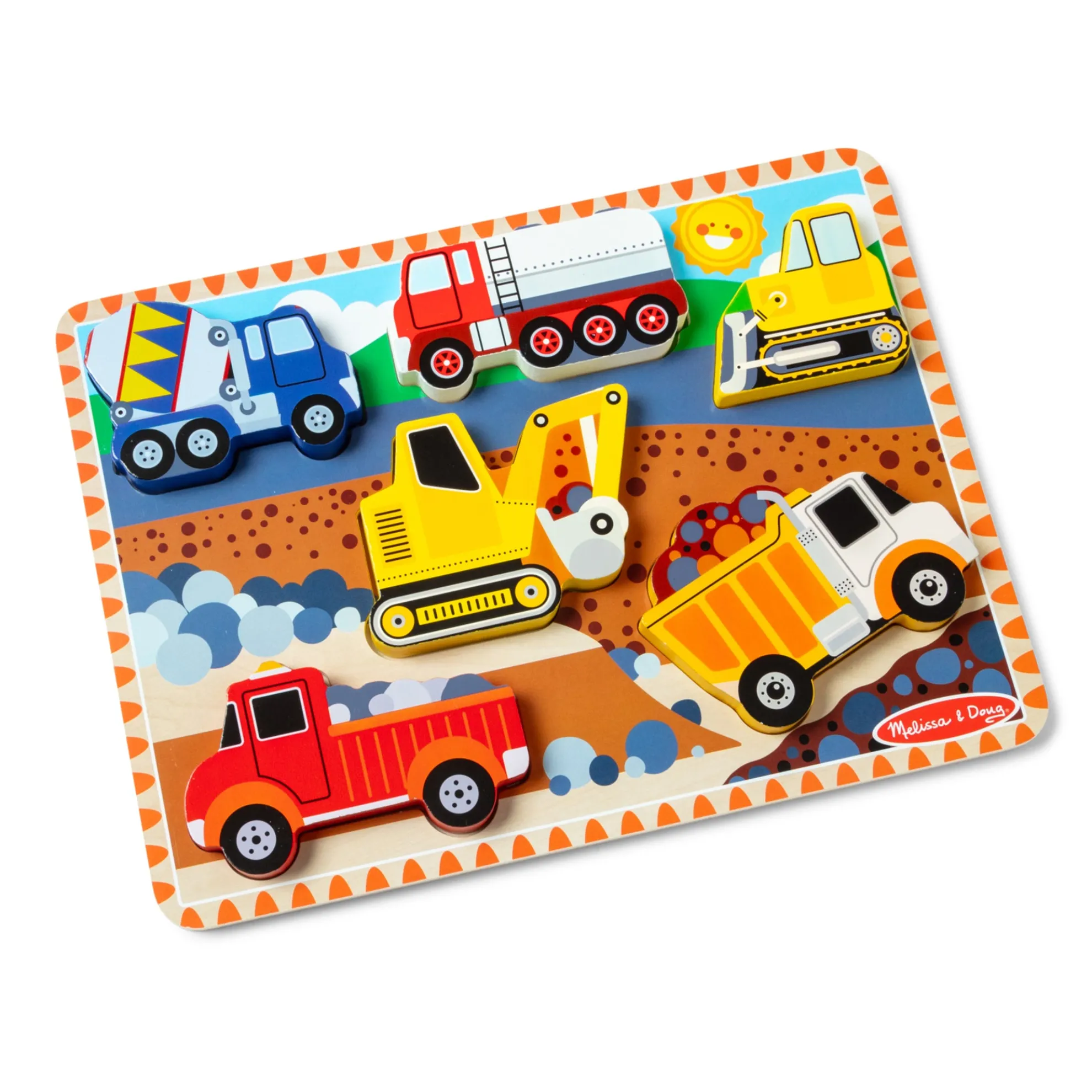 Construction Chunky Puzzle - 6 Pieces