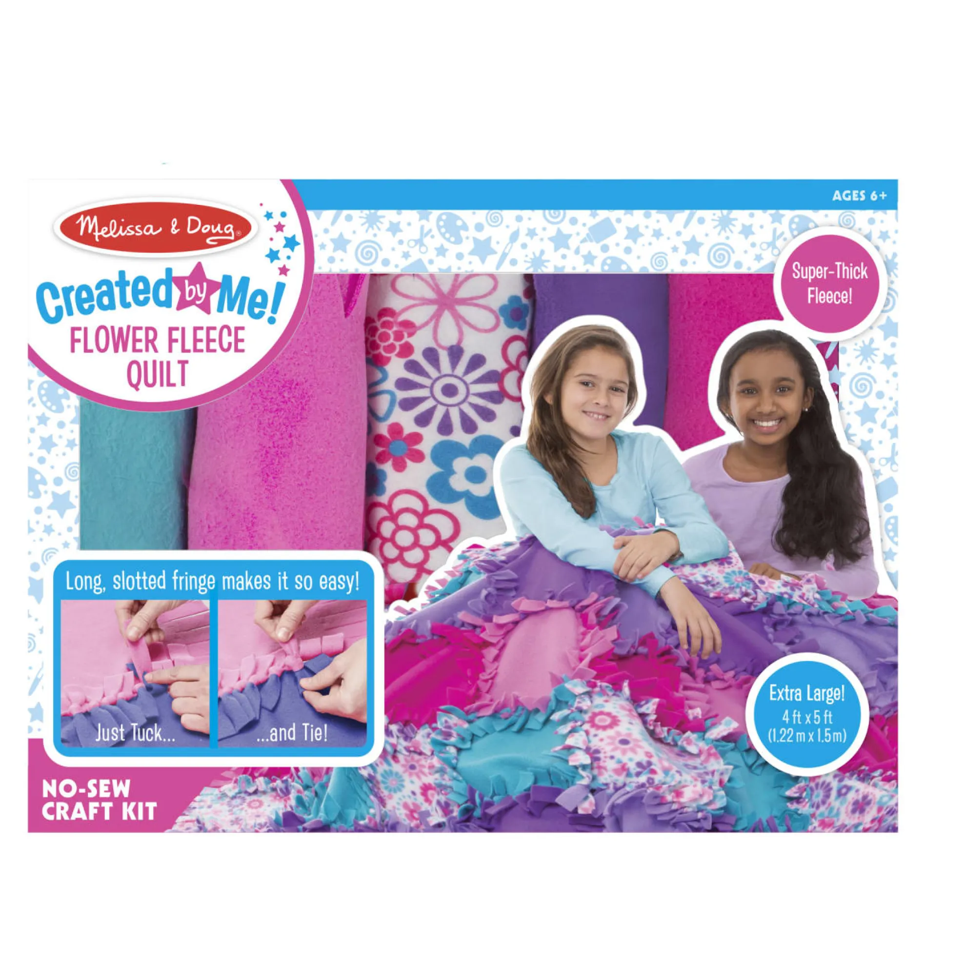 Created by Me! Flower Fleece Quilt