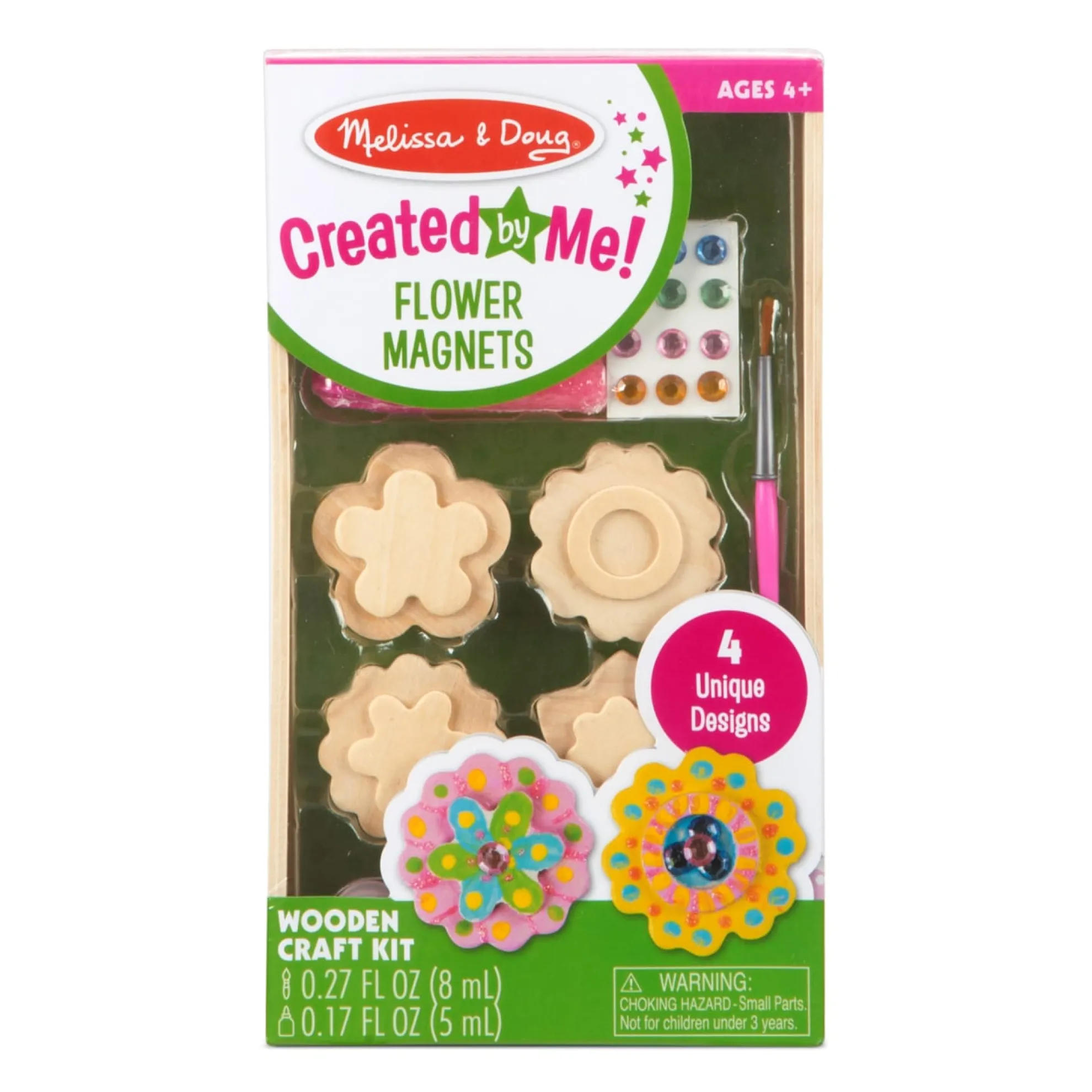 Created by Me! Flower Magnets Wooden Craft Kit