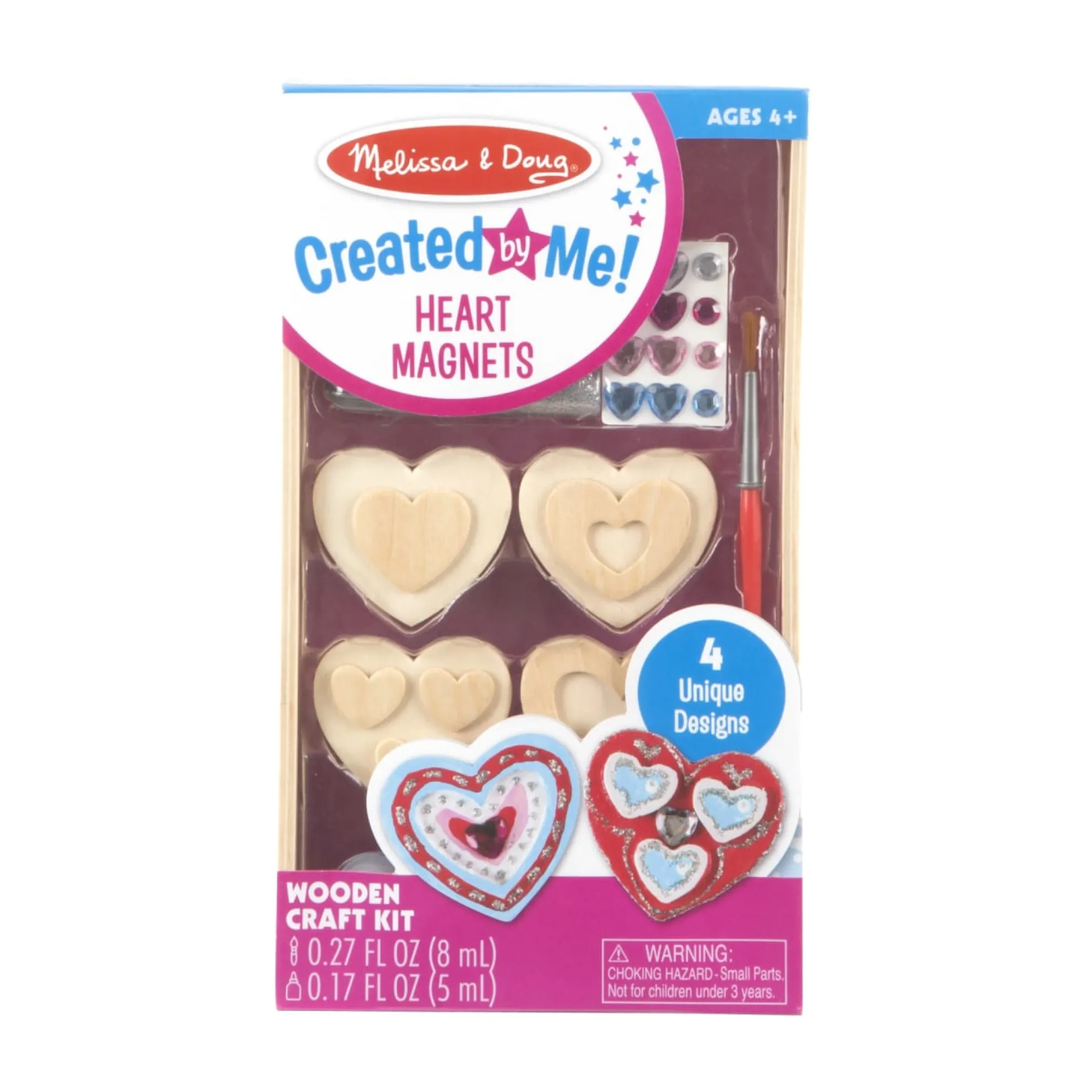Created by Me! Heart Magnets Wooden Craft Kit