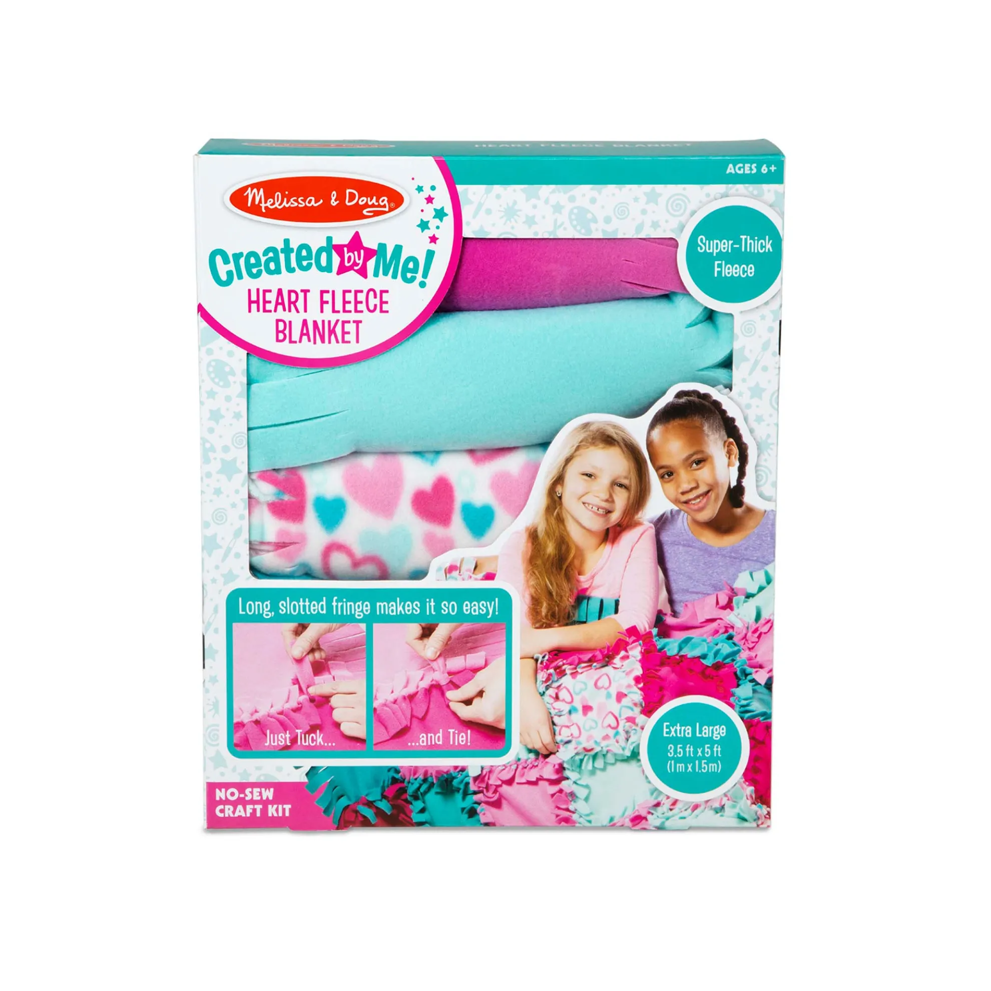 Created by Me!™ Heart Fleece Blanket No-Sew Craft Kit