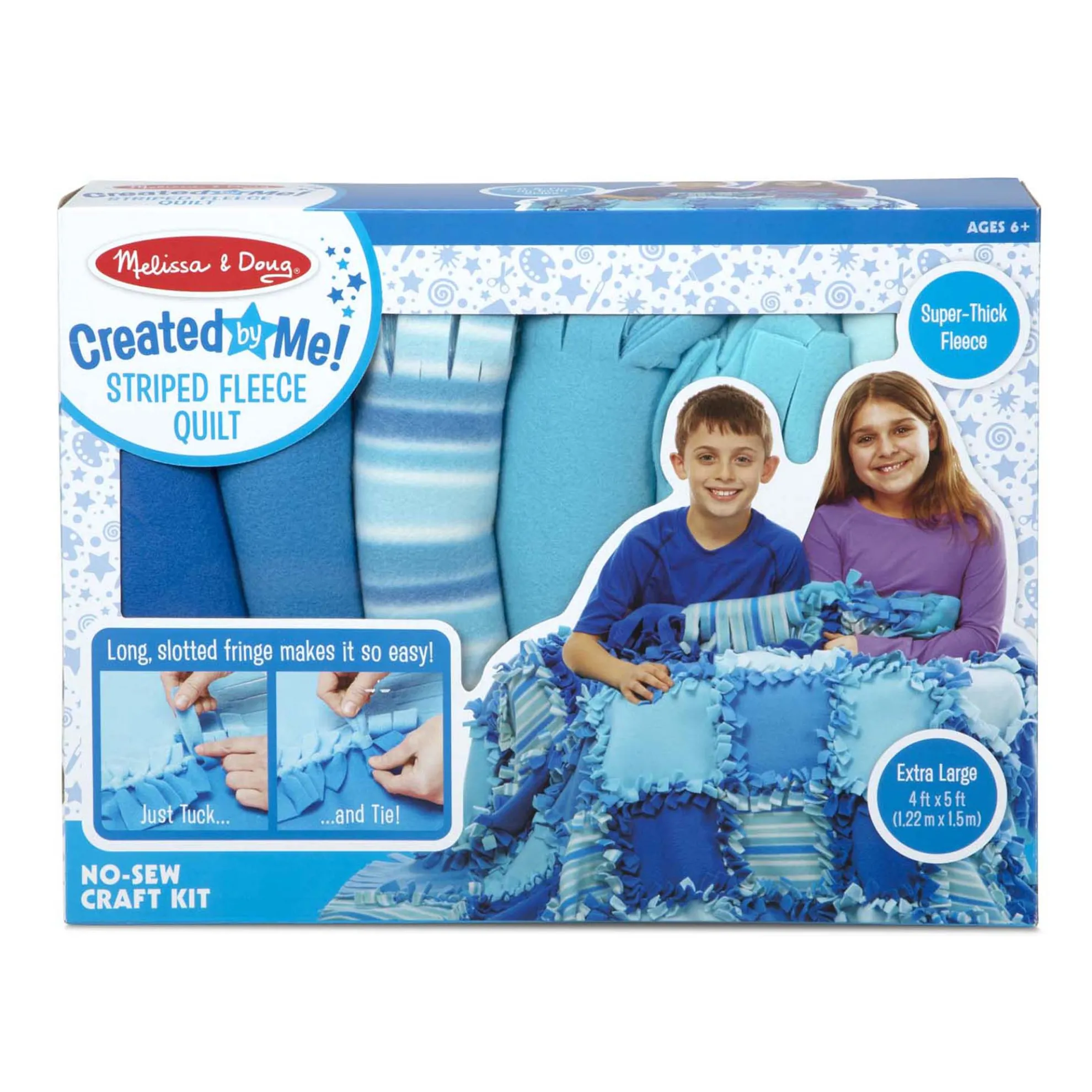 Created by Me! Striped Fleece Quilt