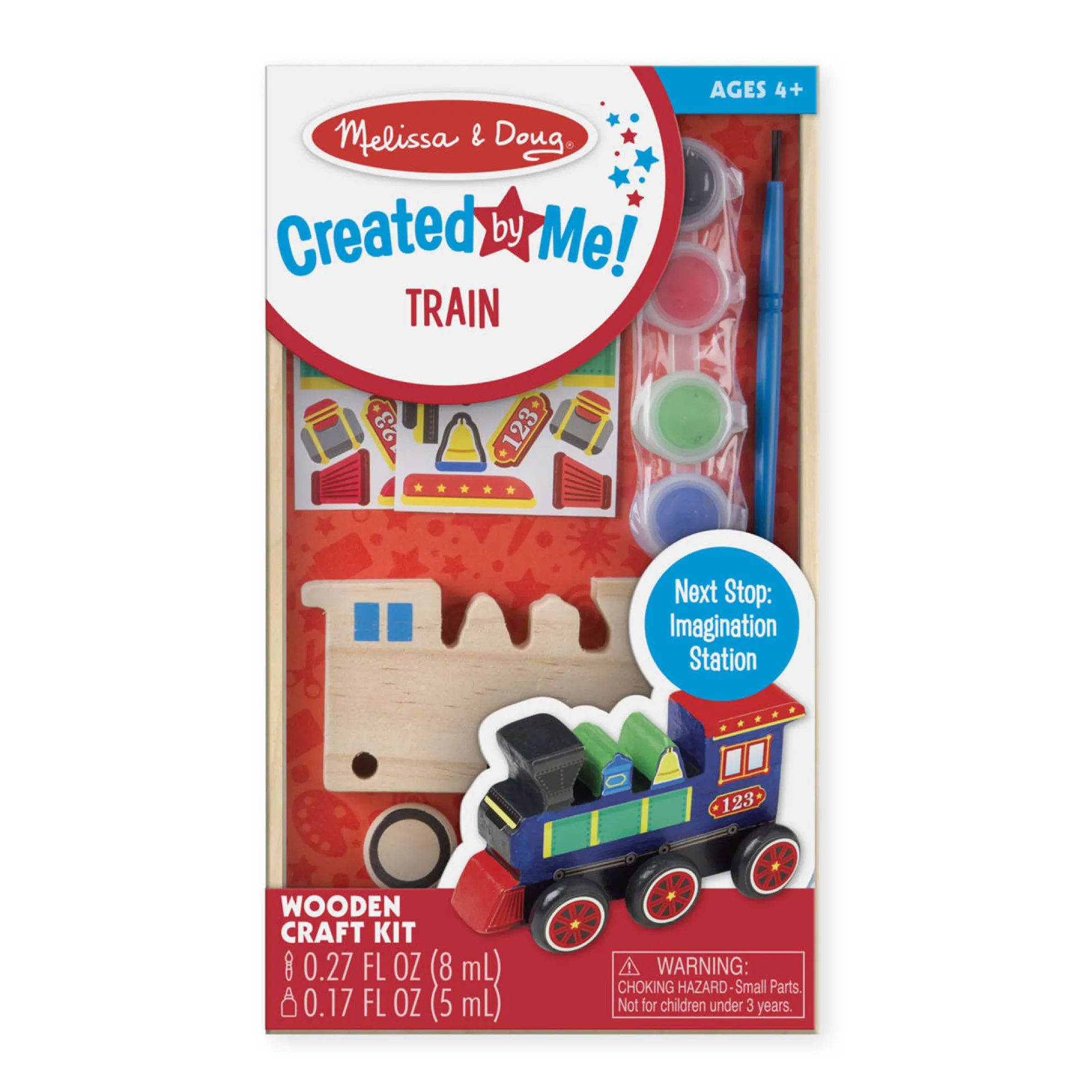 Created by Me! Train Wooden Craft Kit