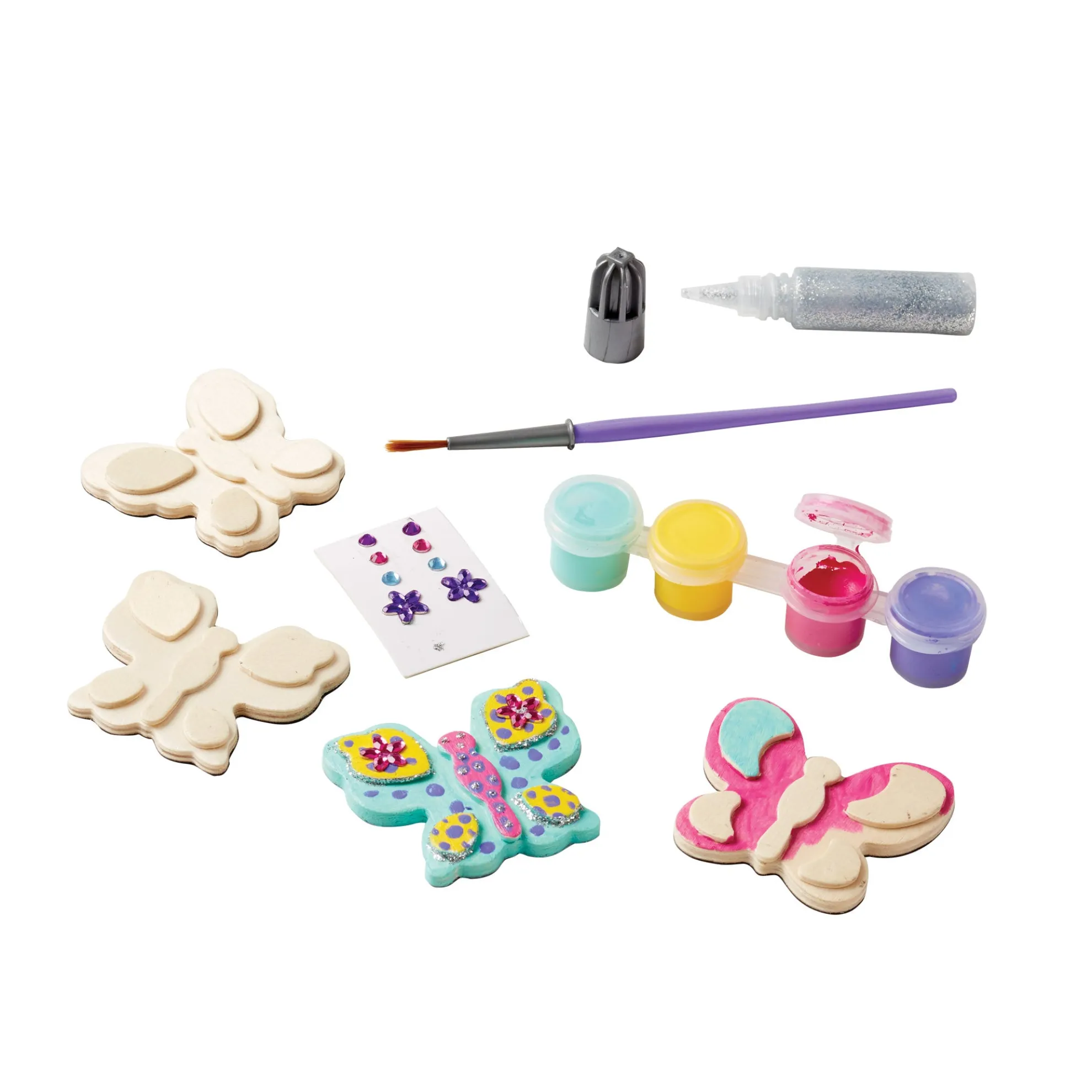 Created by Me! Wooden Butterfly Magnets Craft Kit