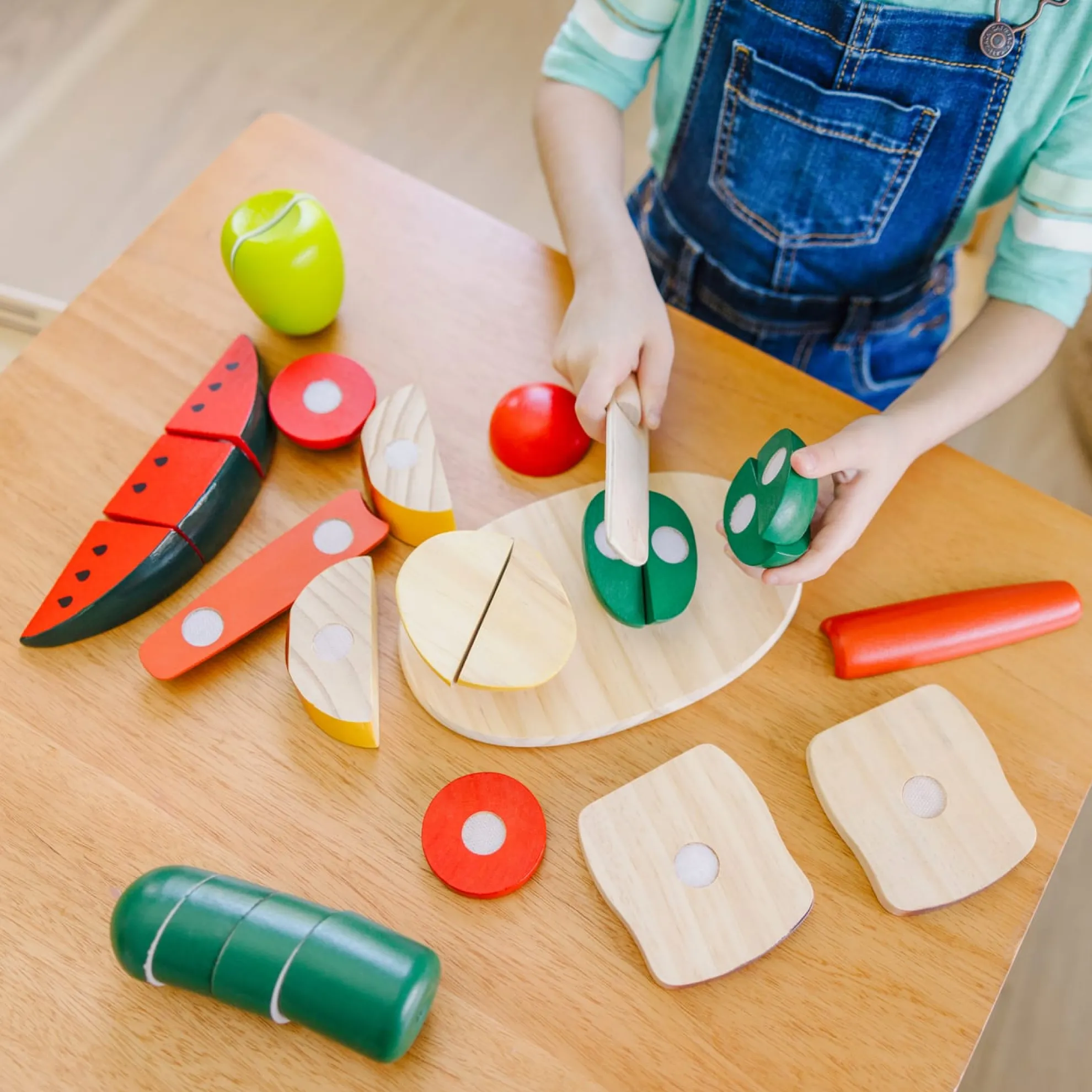 Cutting Food - Wooden Play Food