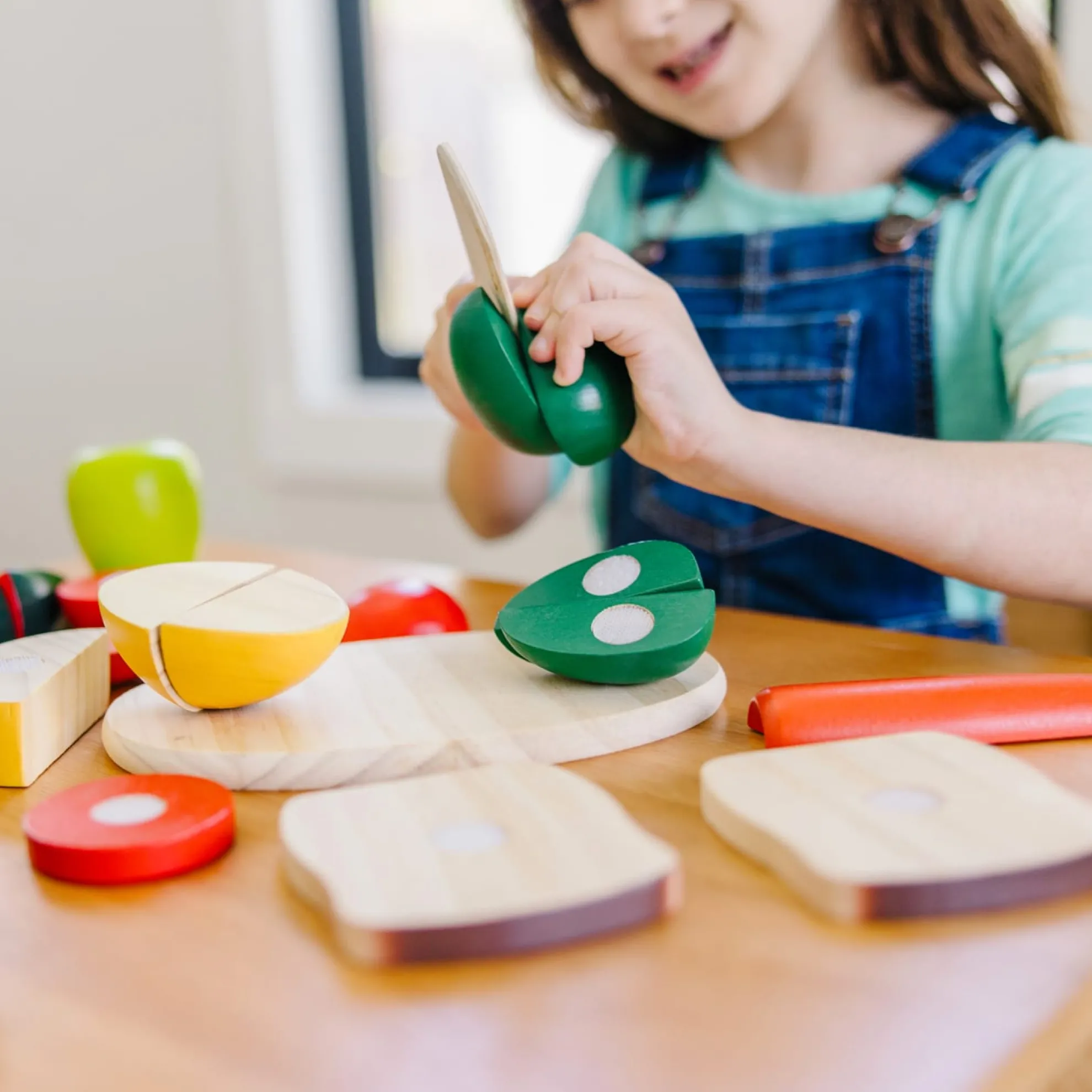 Cutting Food - Wooden Play Food