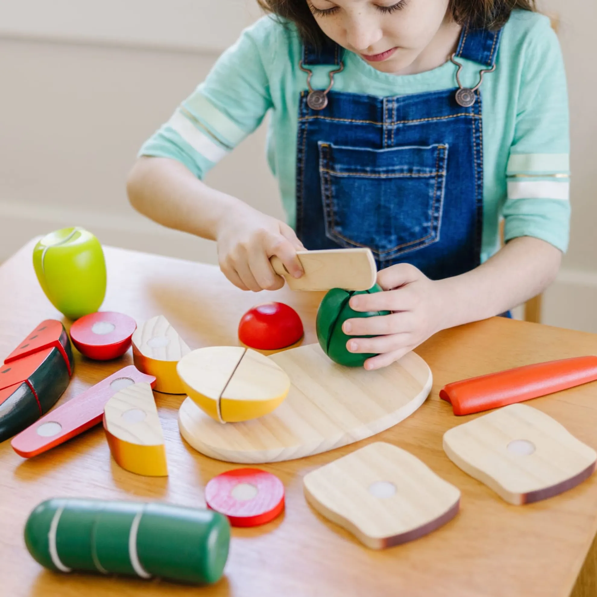 Cutting Food - Wooden Play Food