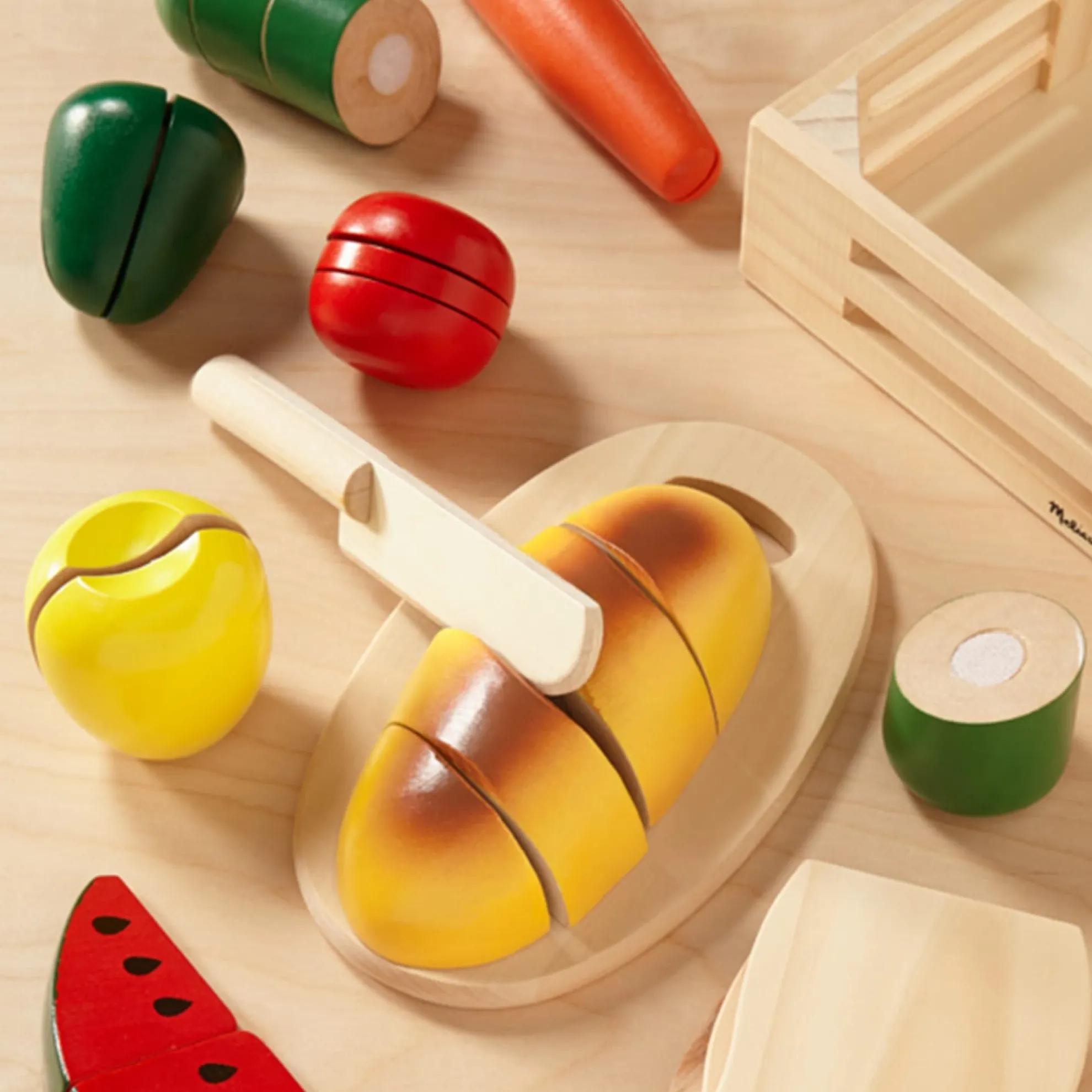 Cutting Food - Wooden Play Food