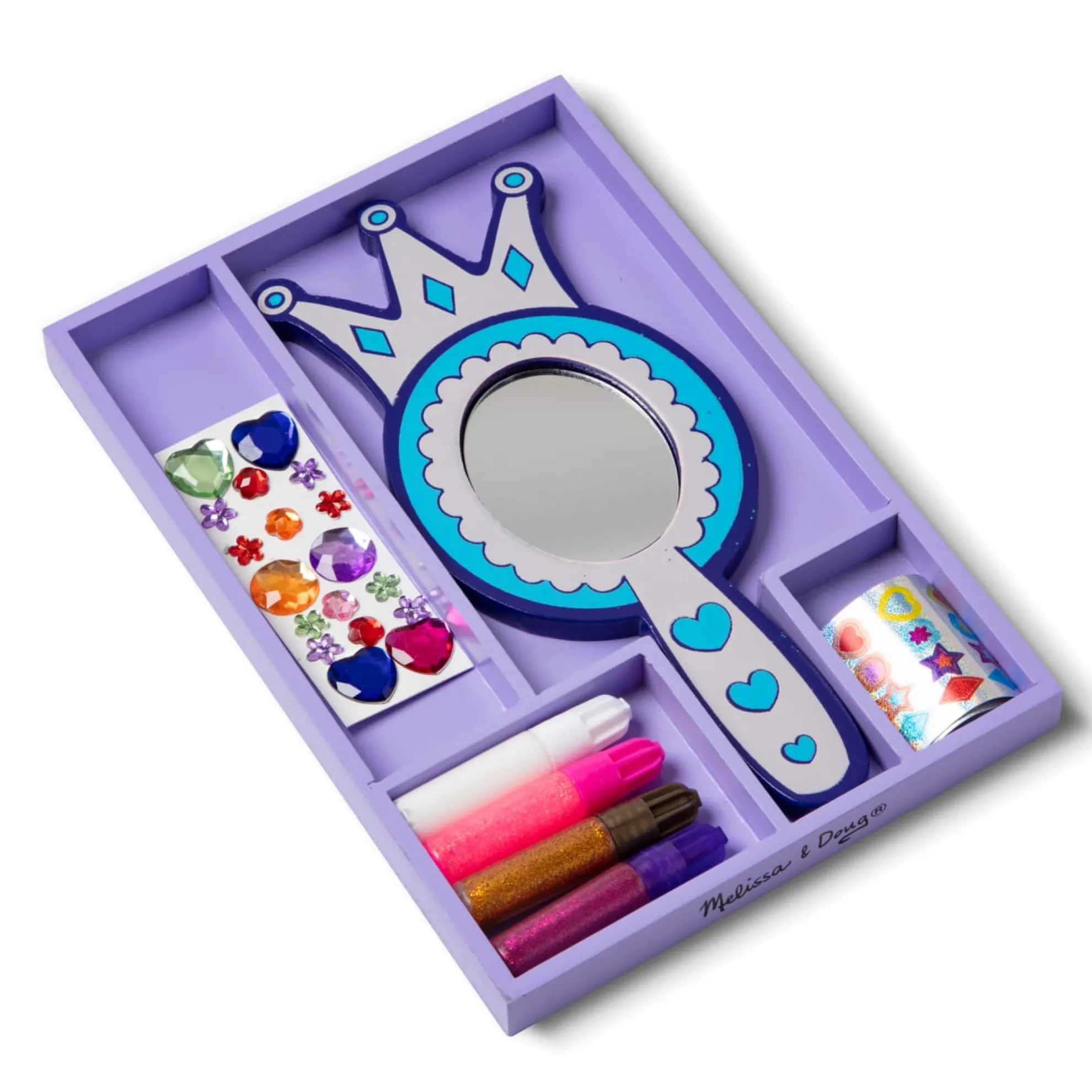Decorate-Your-Own Wooden Princess Mirror