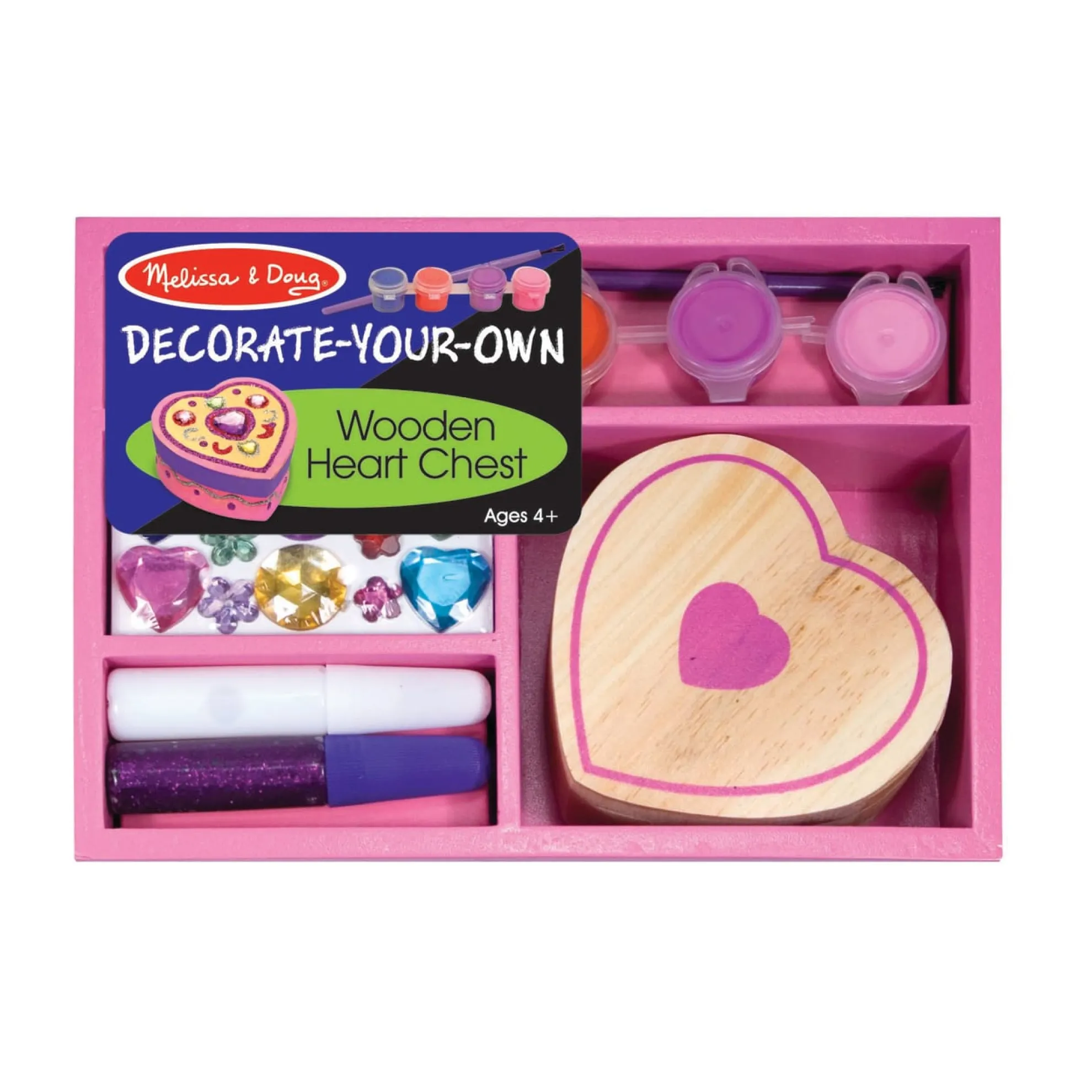 Decorate-Your-Own Wooden Heart Box