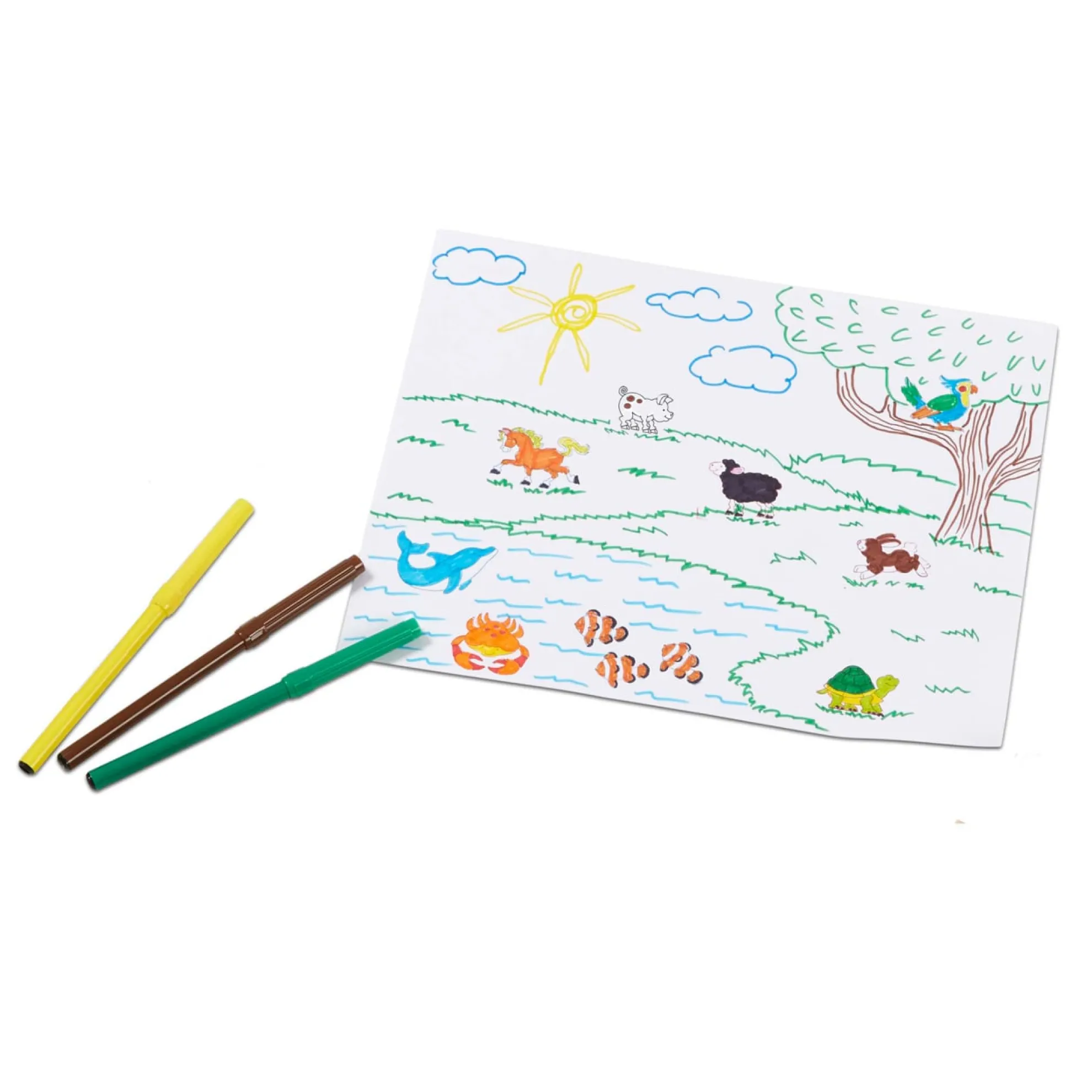 Deluxe Wooden Stamp Set - Animals