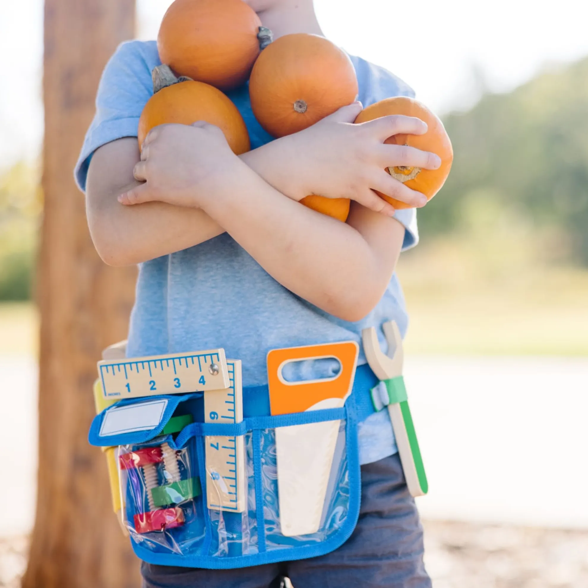 Deluxe Wooden Tool Belt Set