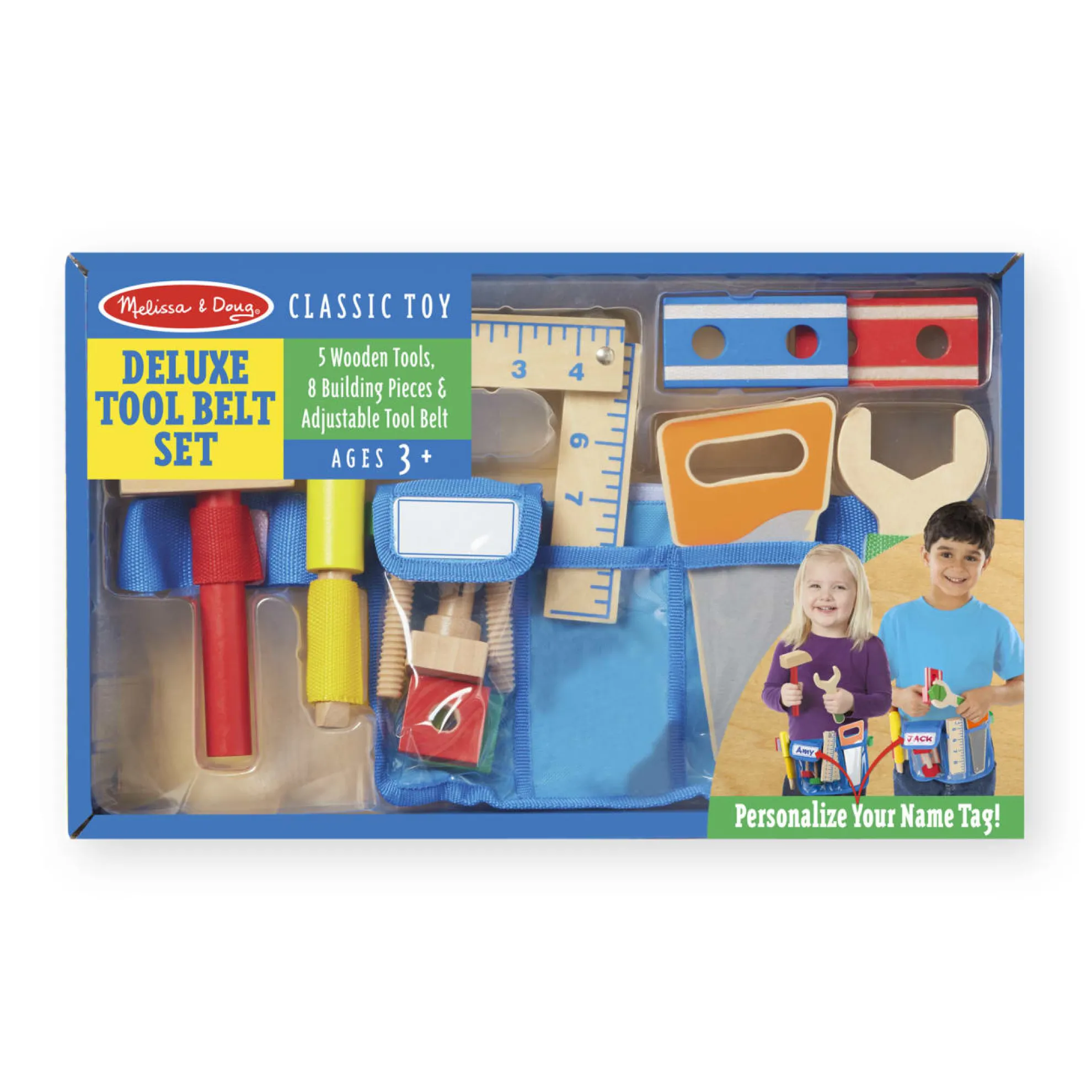 Deluxe Wooden Tool Belt Set