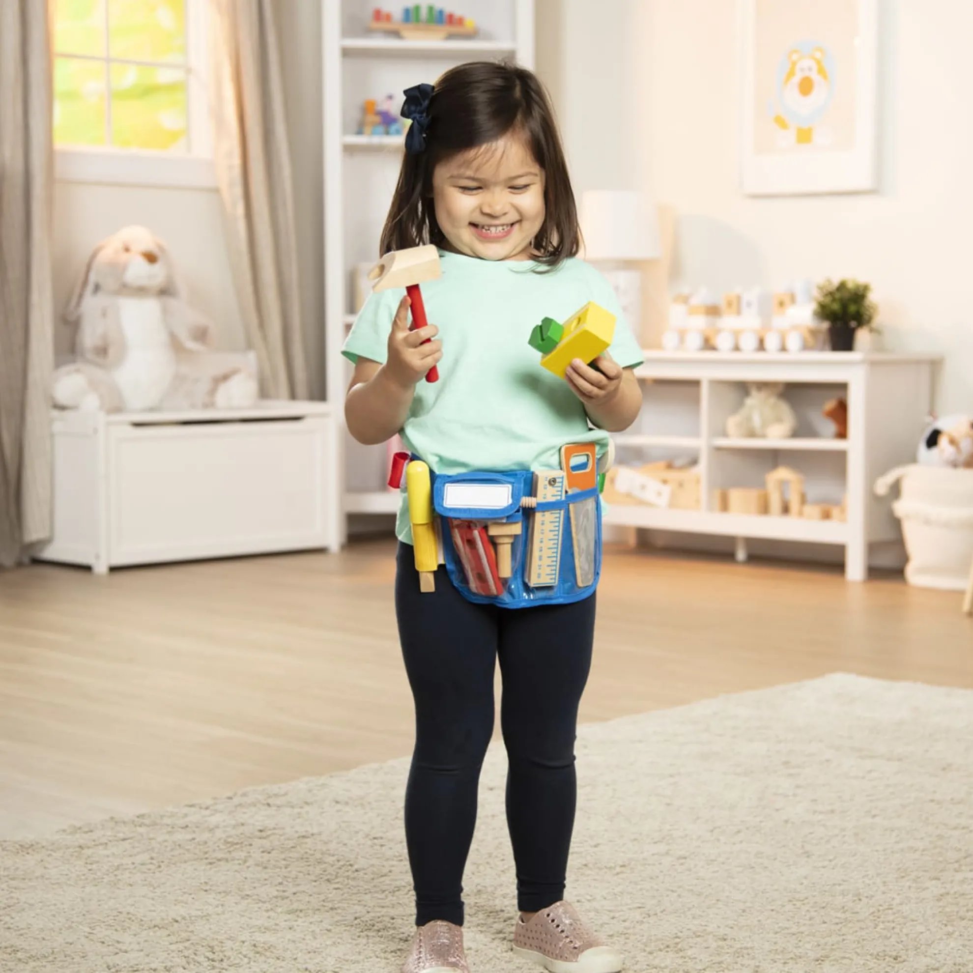 Deluxe Wooden Tool Belt Set