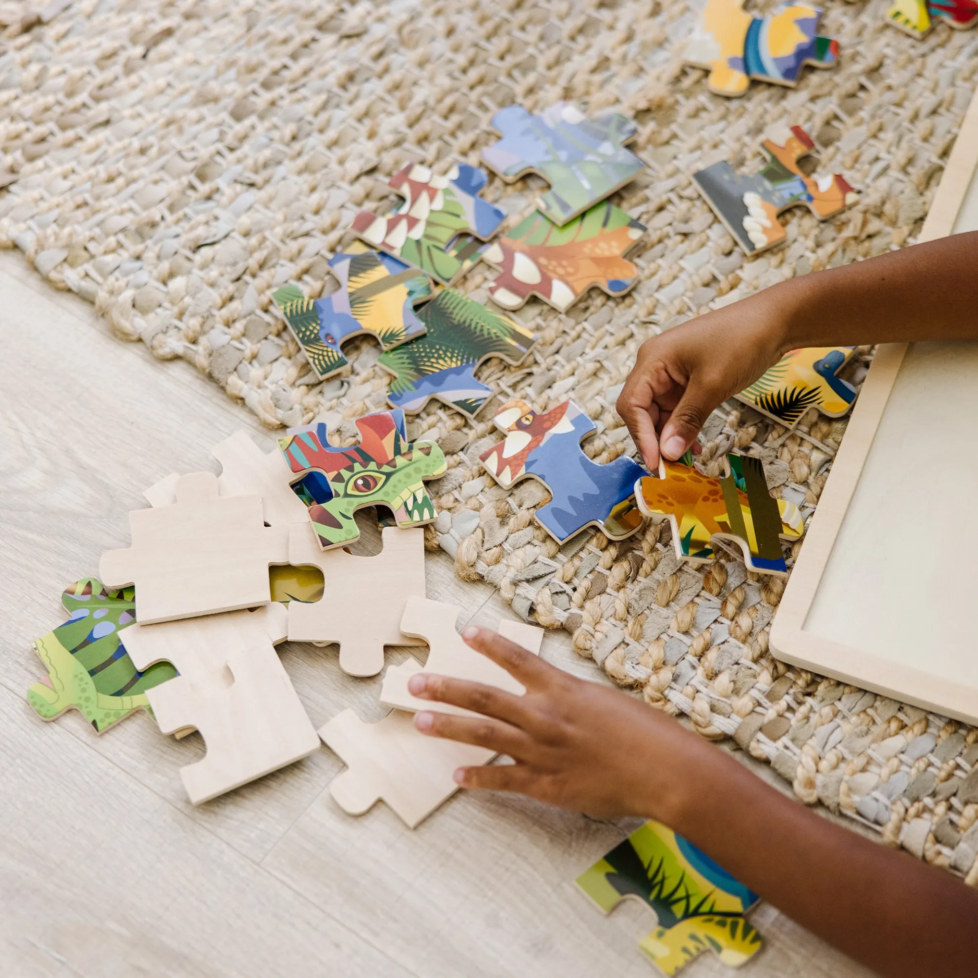 Dinosaur Wooden Jigsaw Puzzle - 24 Pieces