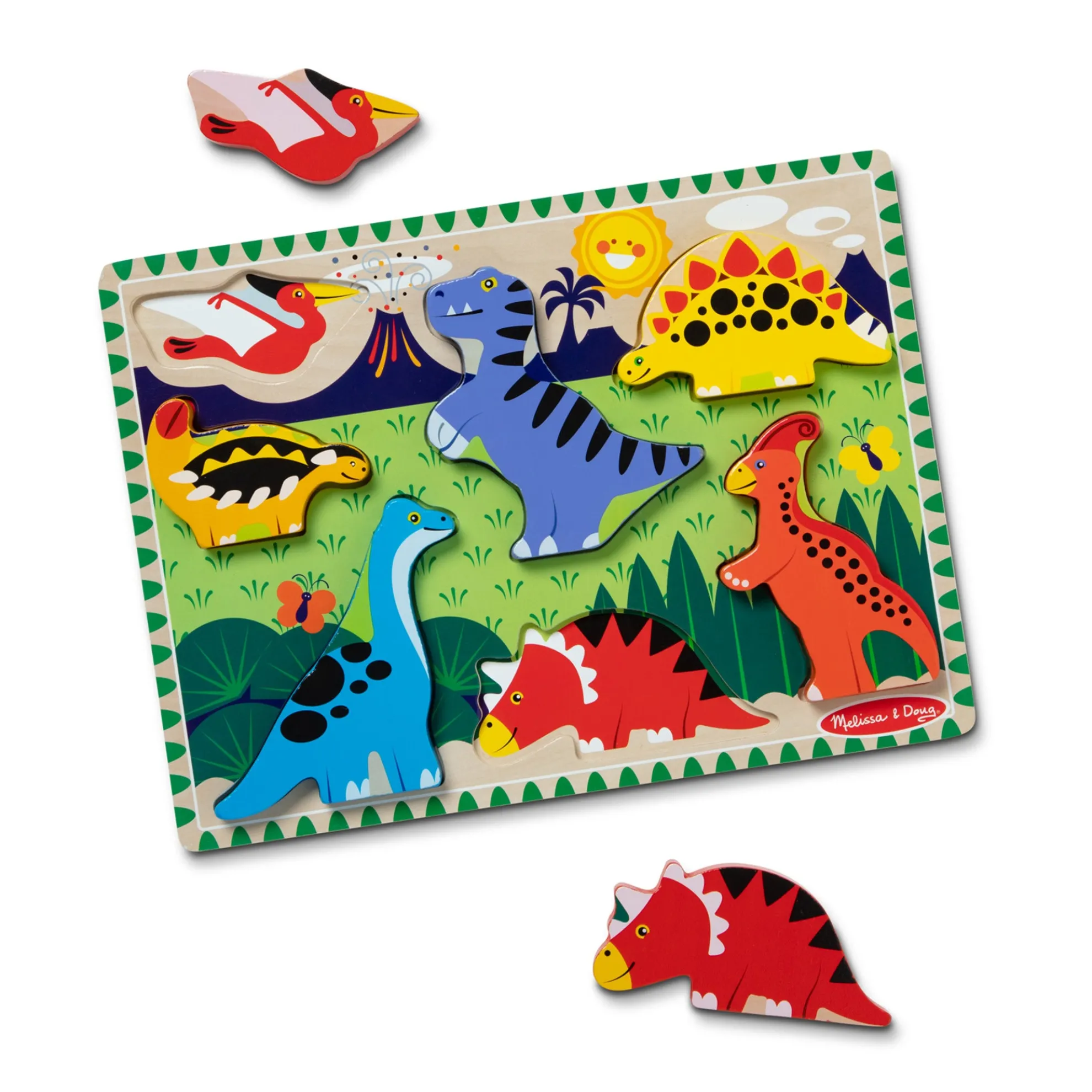 Dinosaurs Chunky Puzzle - 7 Pieces