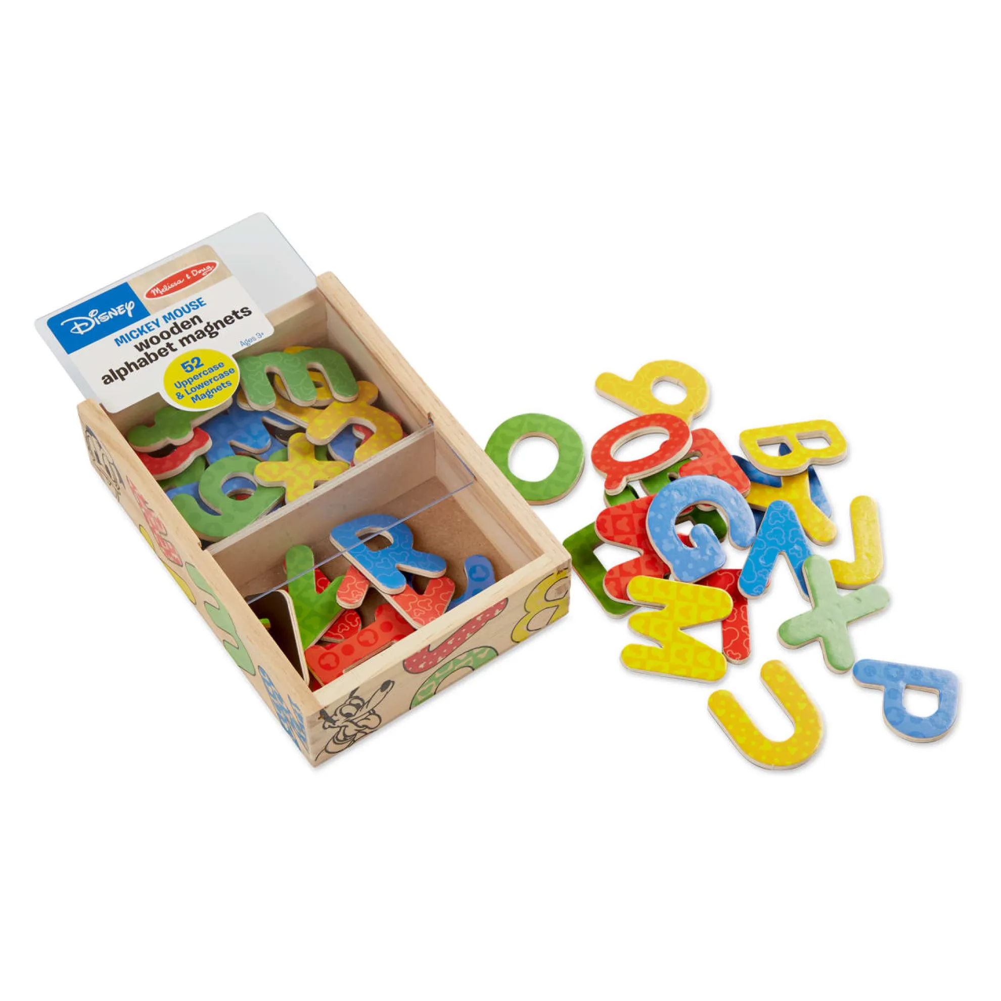 Disney Mickey & Friends Wooden Alphabet Magnets