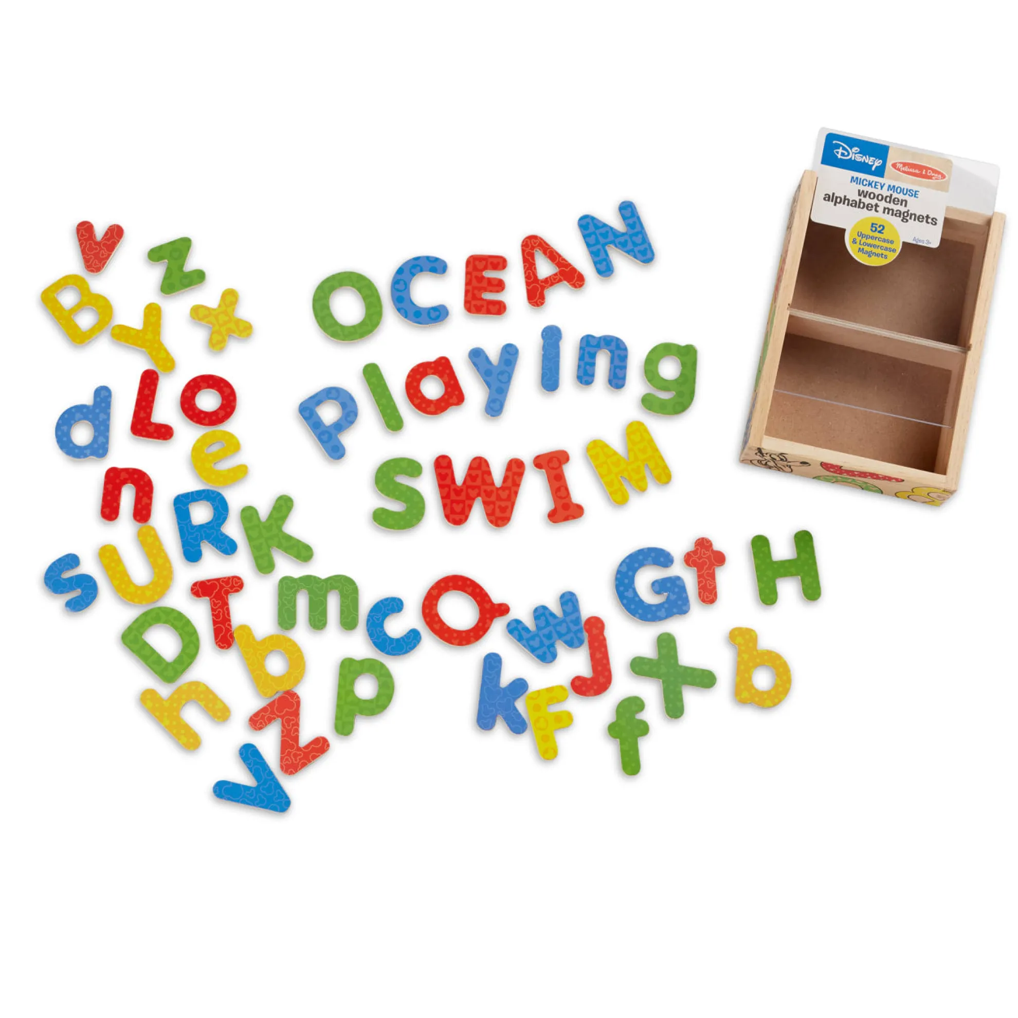 Disney Mickey & Friends Wooden Alphabet Magnets