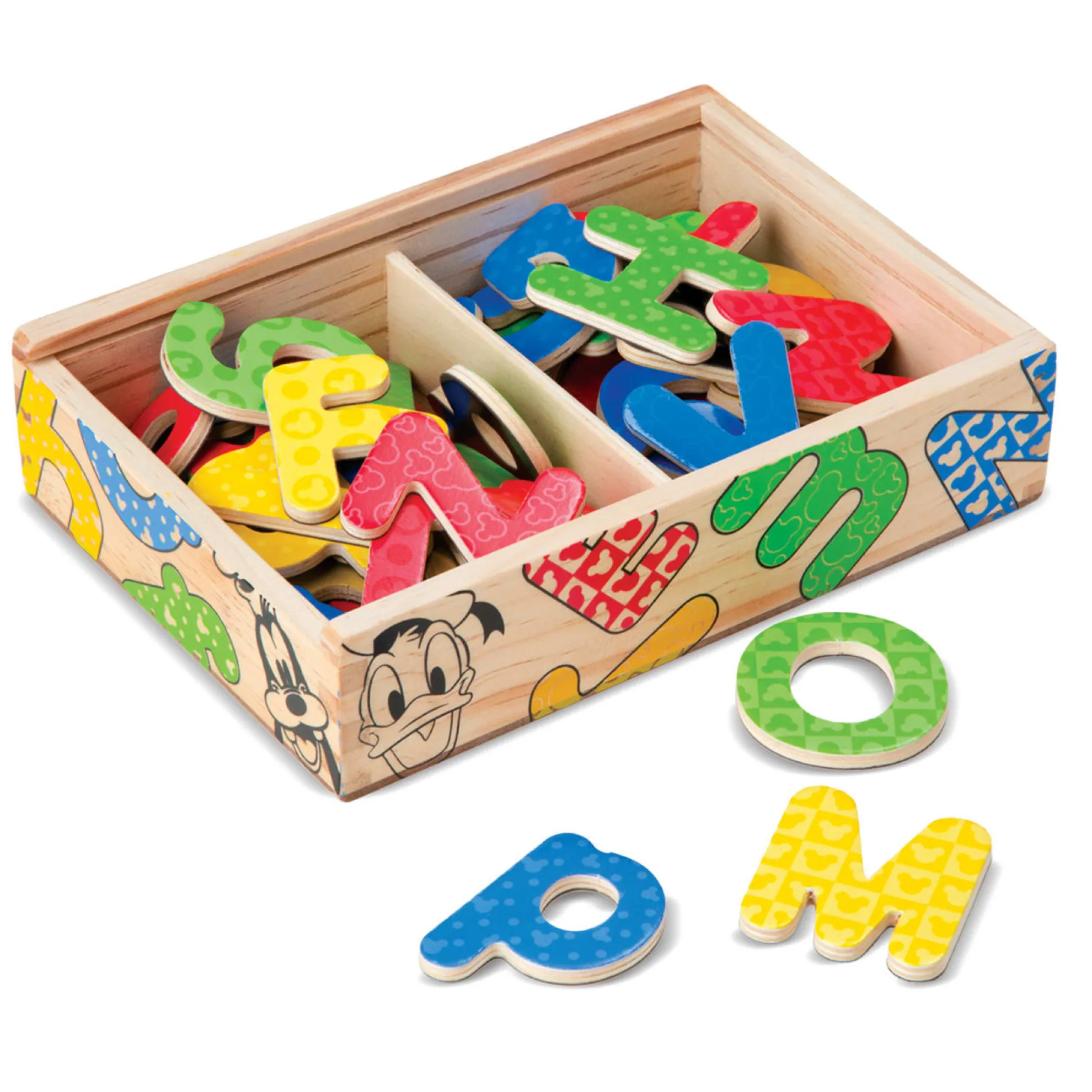 Disney Mickey & Friends Wooden Alphabet Magnets