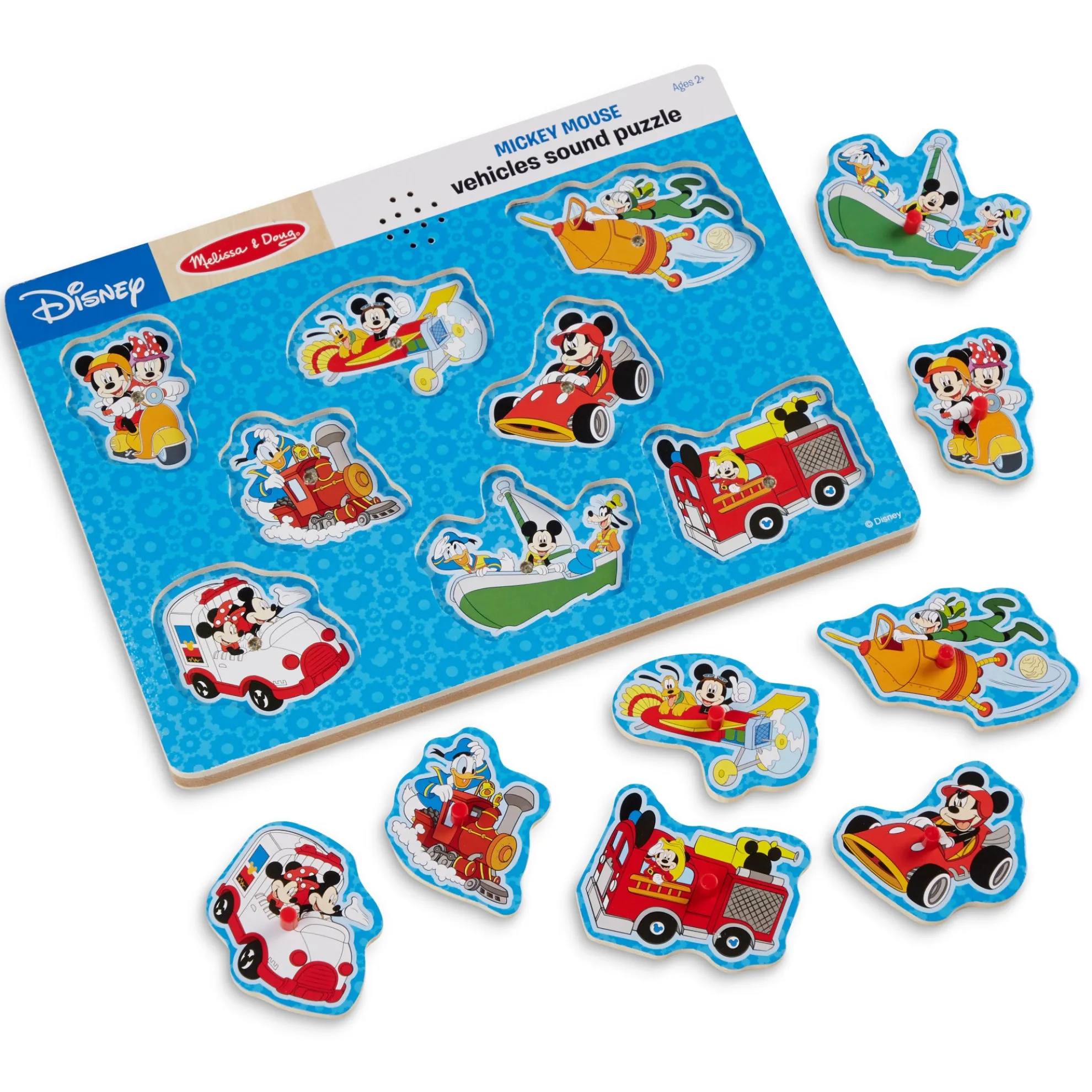 Disney Mickey Mouse & Friends Vehicles Sound Puzzle - 8 Pieces
