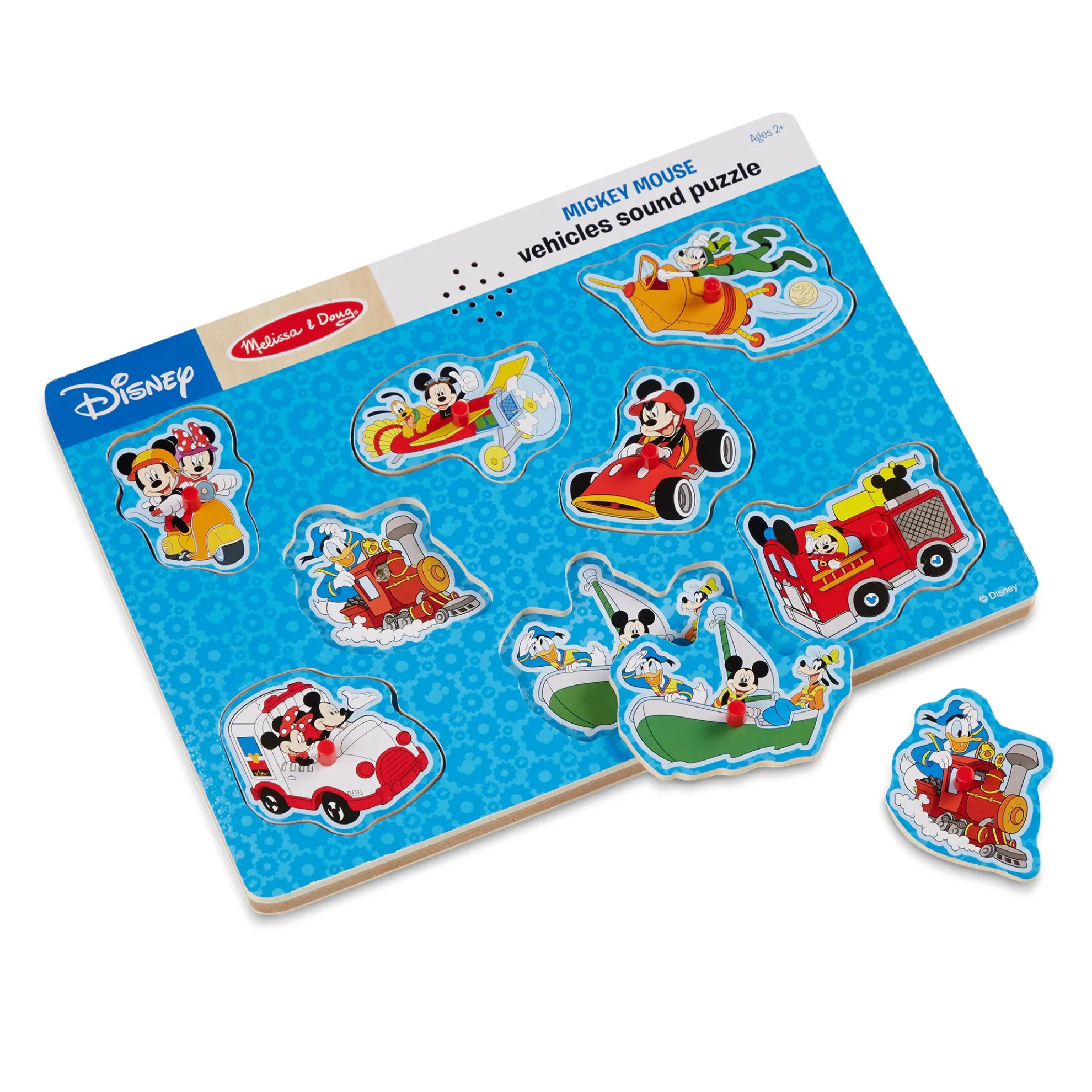 Disney Mickey Mouse & Friends Vehicles Sound Puzzle - 8 Pieces