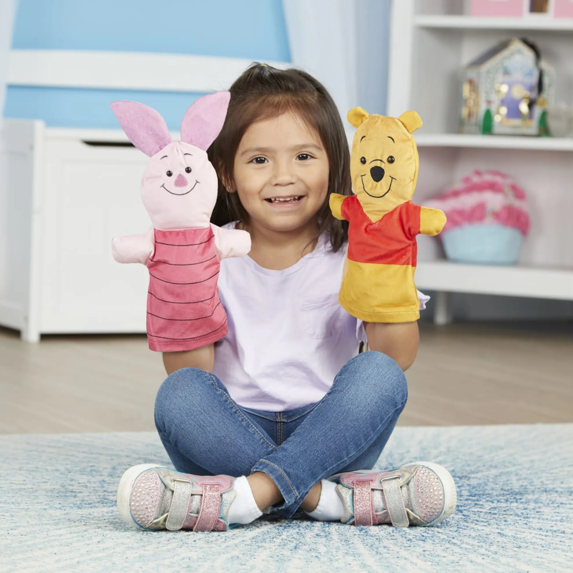 Disney Winnie the Pooh Soft & Cuddly Hand Puppets