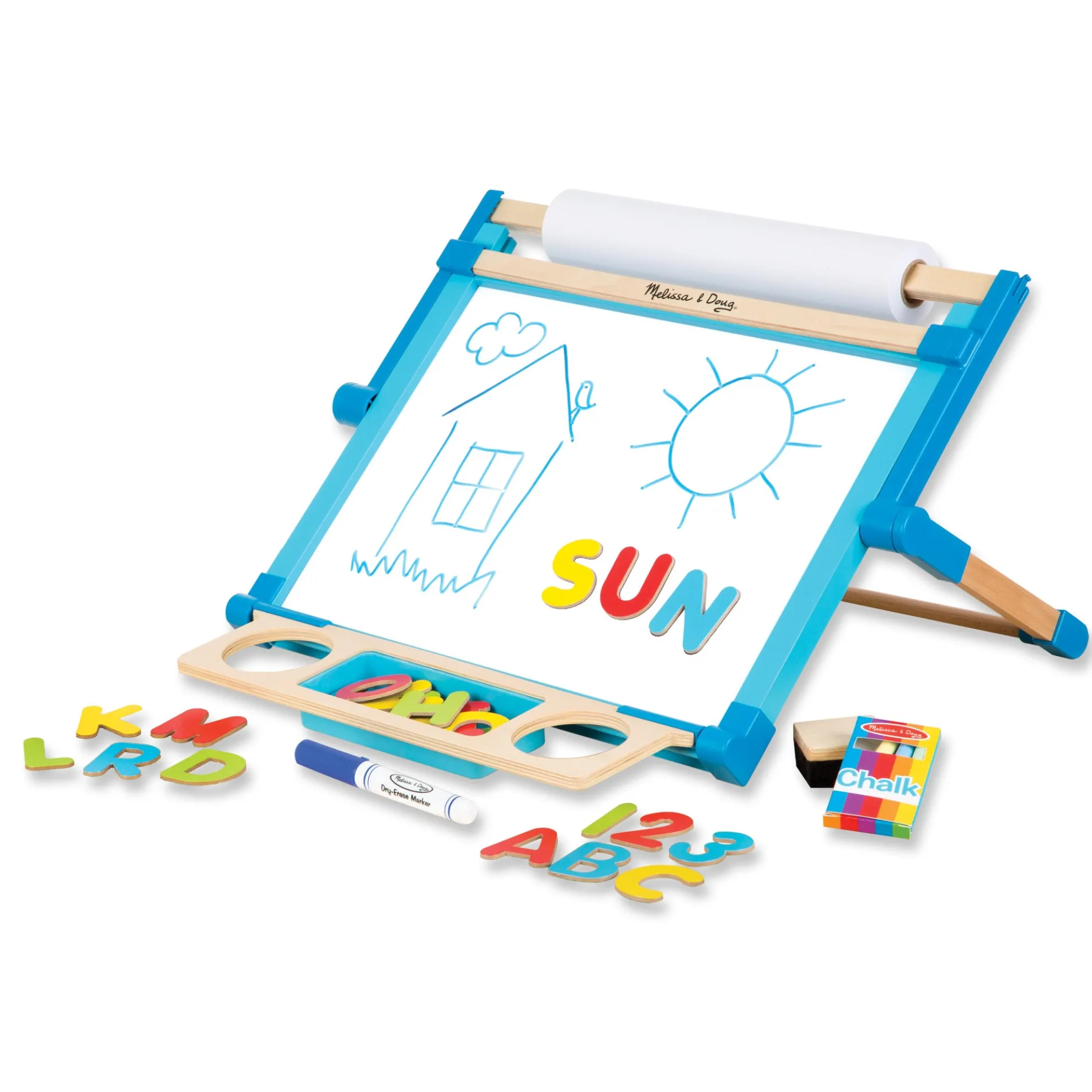 Double-Sided Magnetic Tabletop Easel