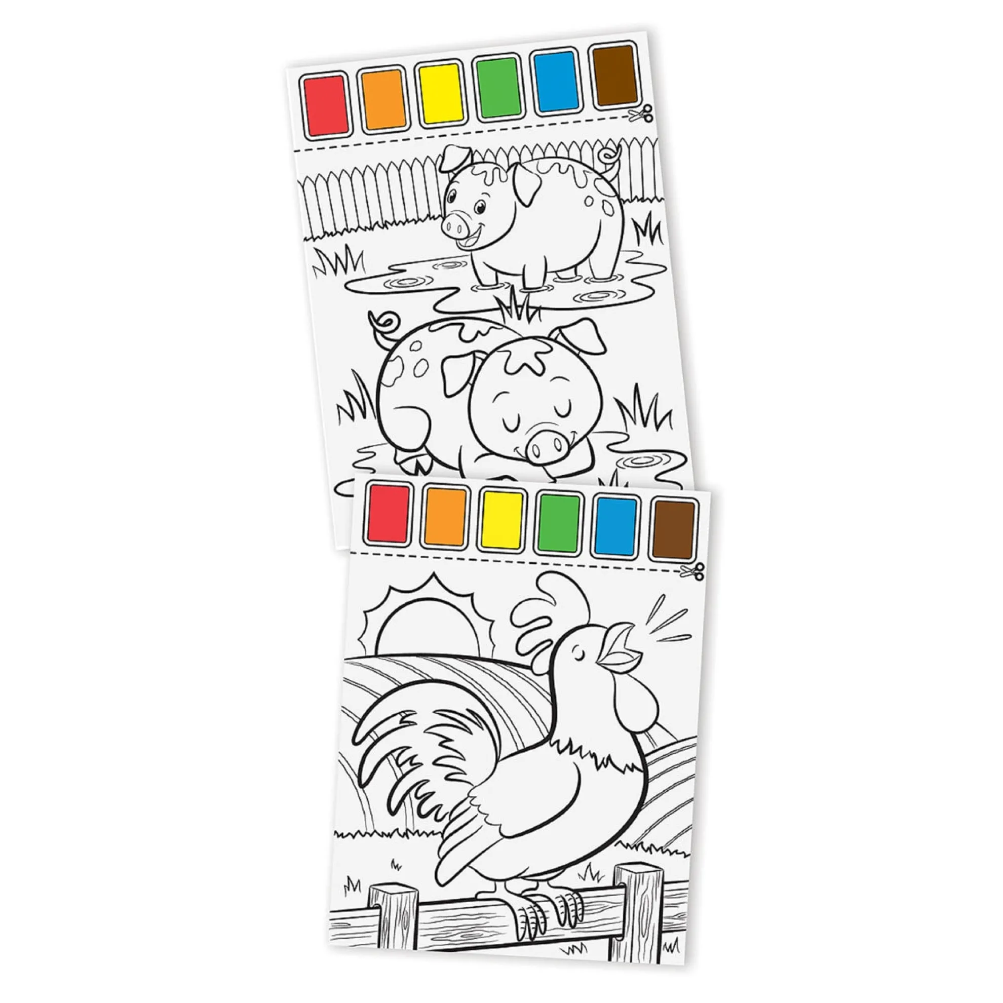 Farm Animals Paint with Water Kids' Art Pad