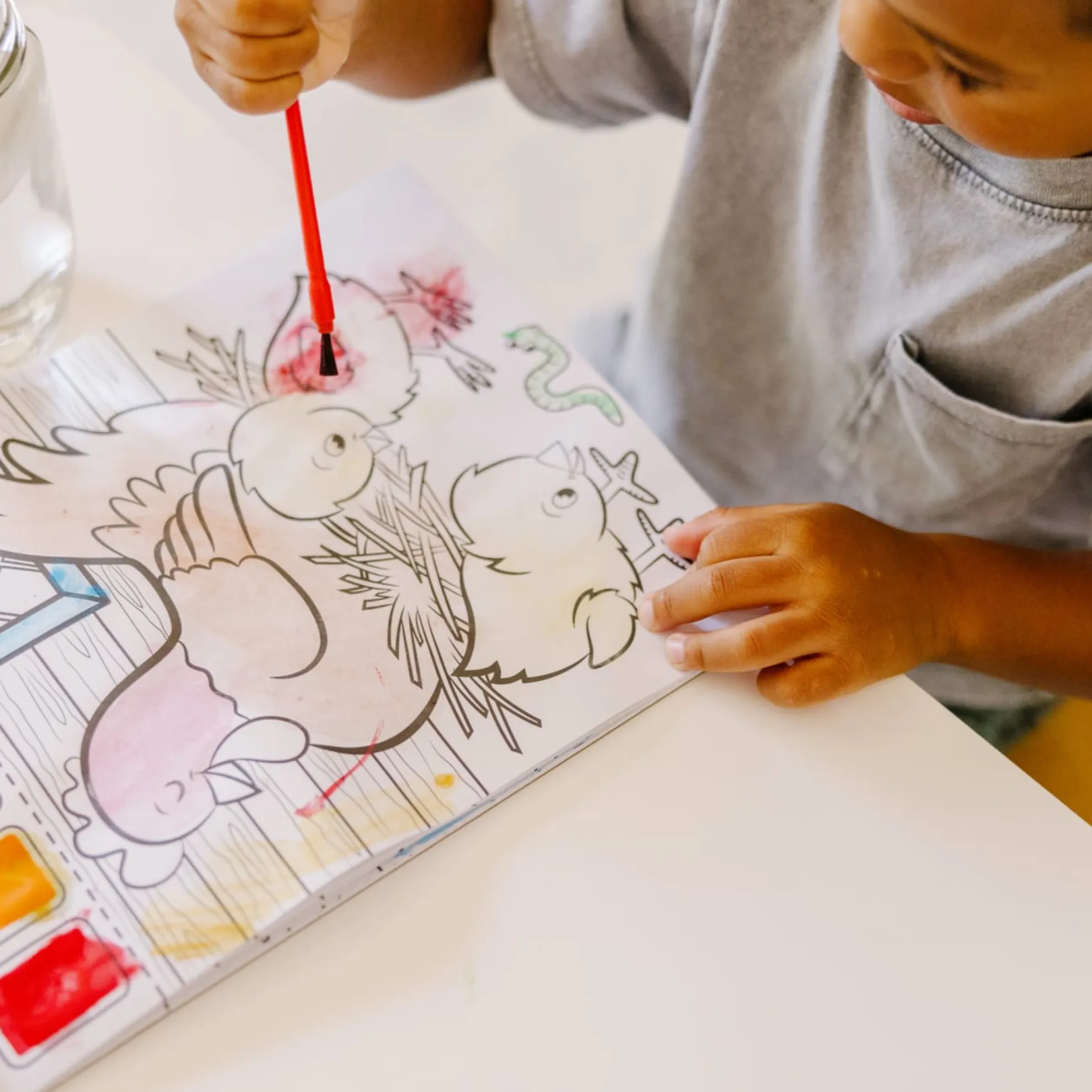 Farm Animals Paint with Water Kids' Art Pad