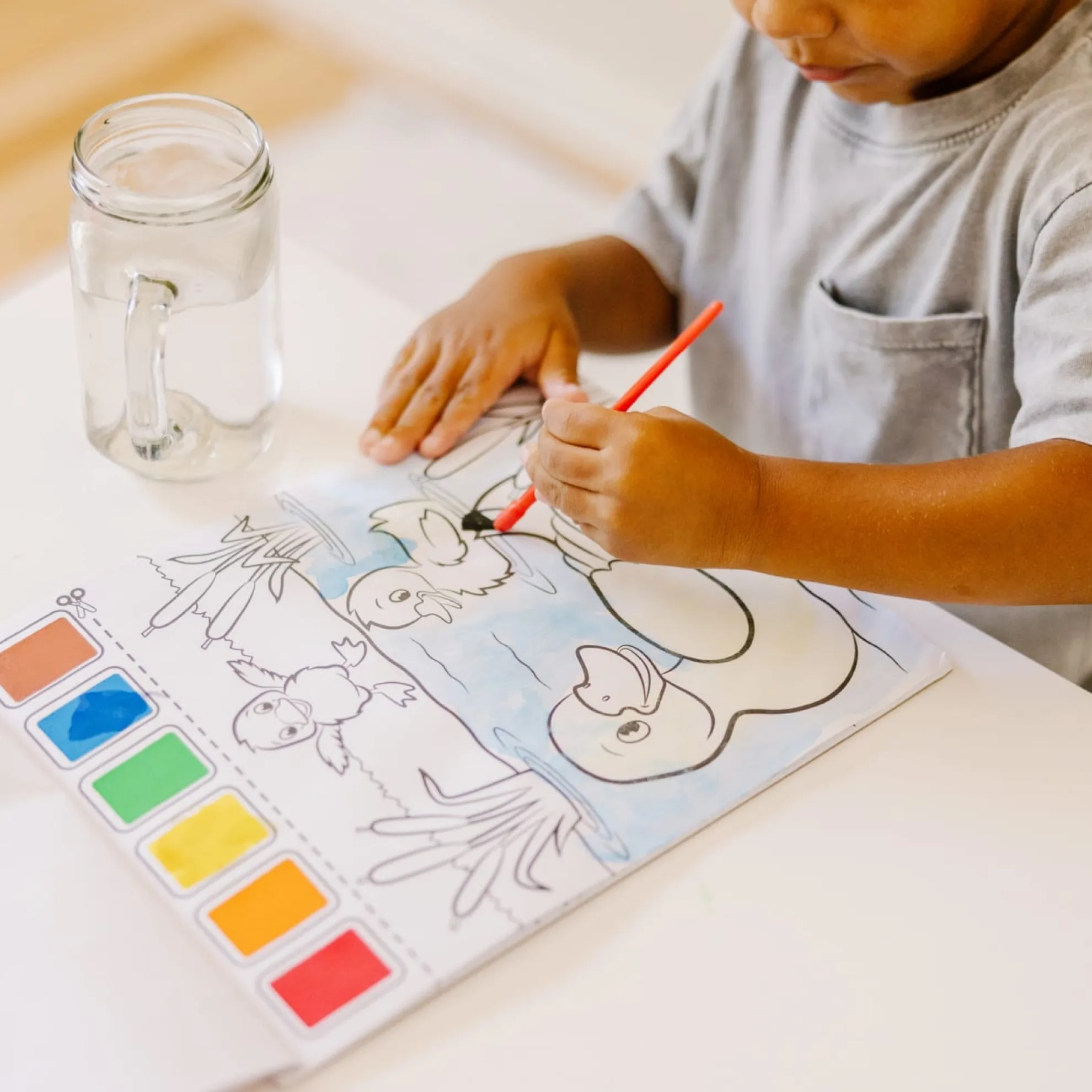 Farm Animals Paint with Water Kids' Art Pad