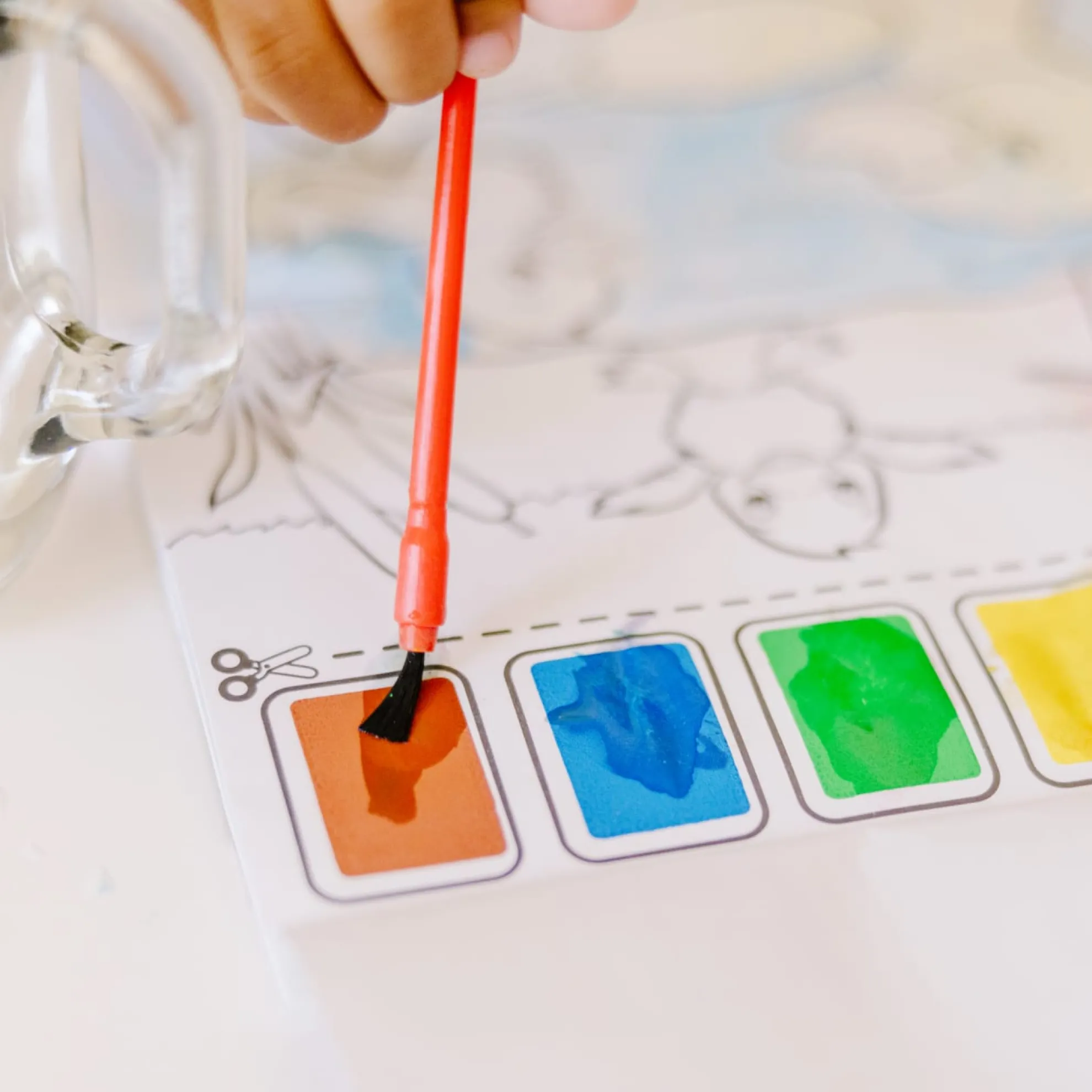 Farm Animals Paint with Water Kids' Art Pad