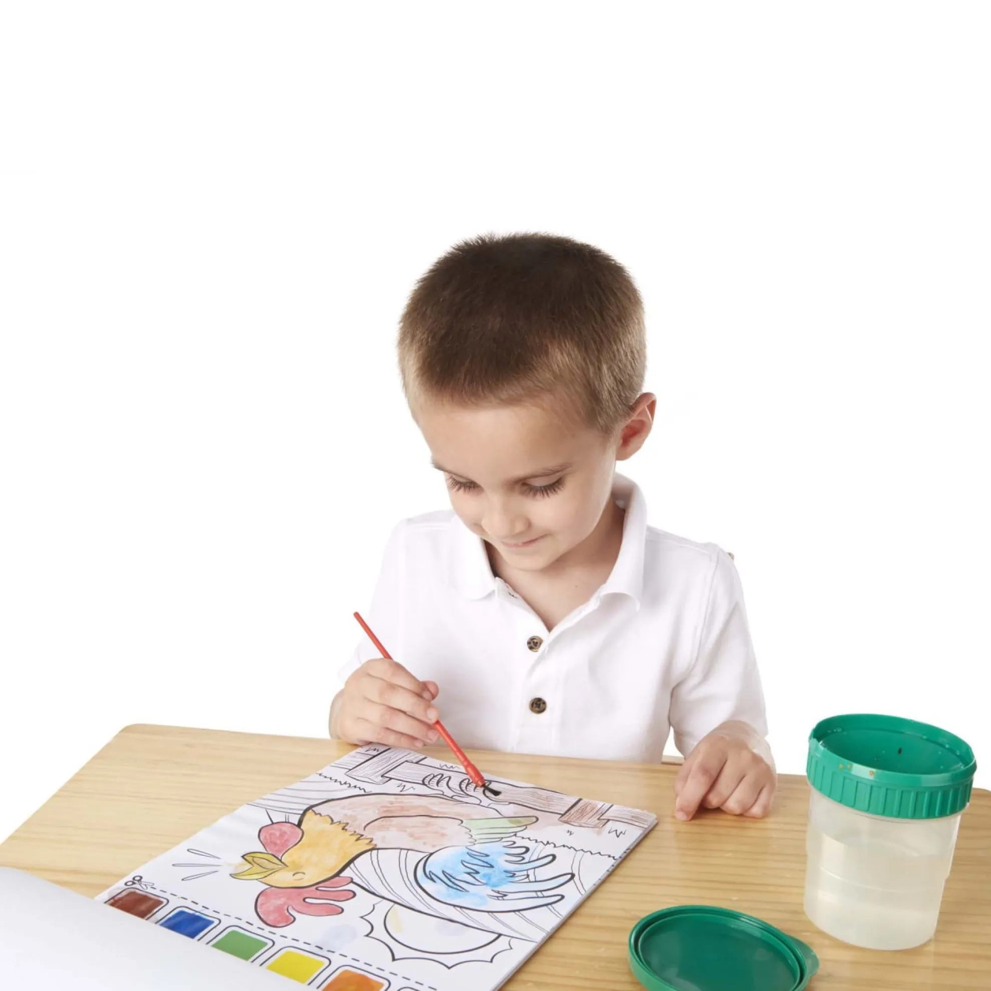 Farm Animals Paint with Water Kids' Art Pad