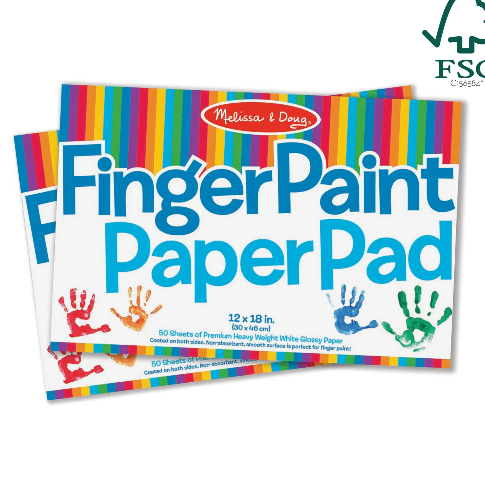 Finger Paint Paper Pad 2-Pack