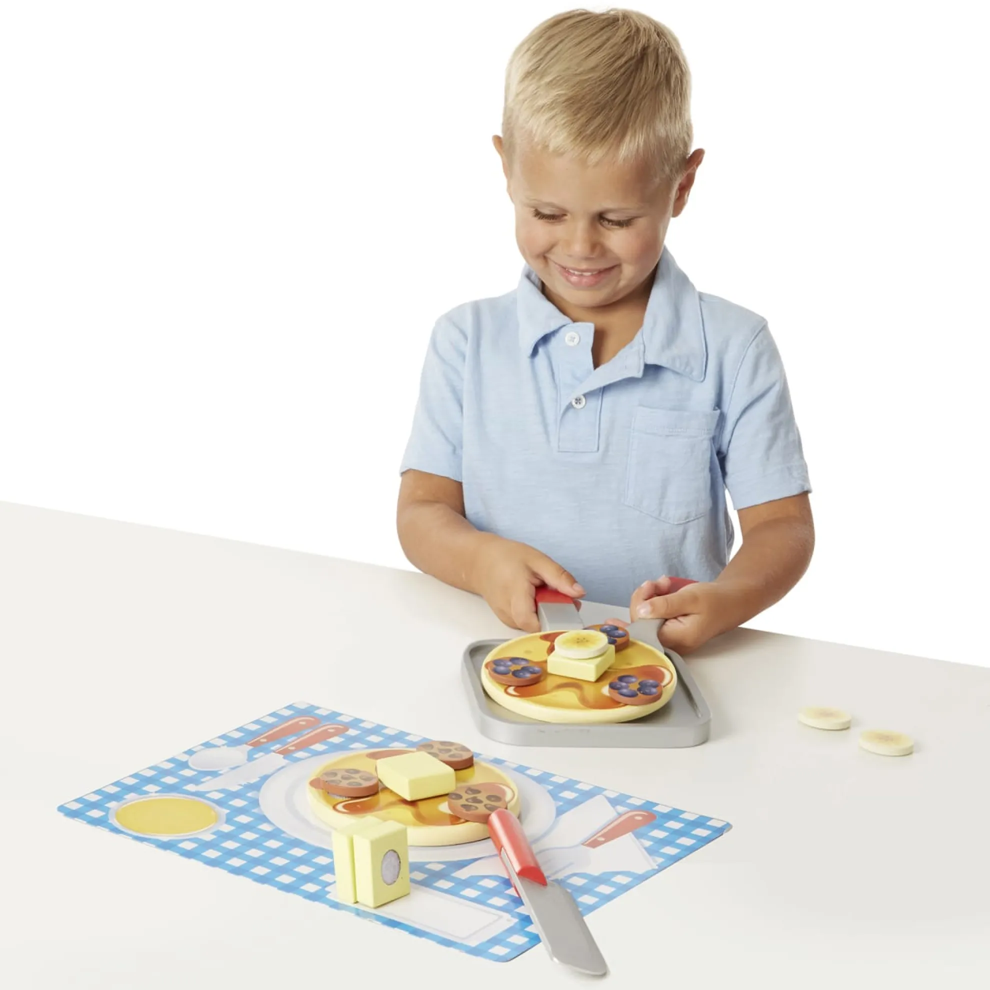 Flip & Serve Pancake Set - Wooden Play Food