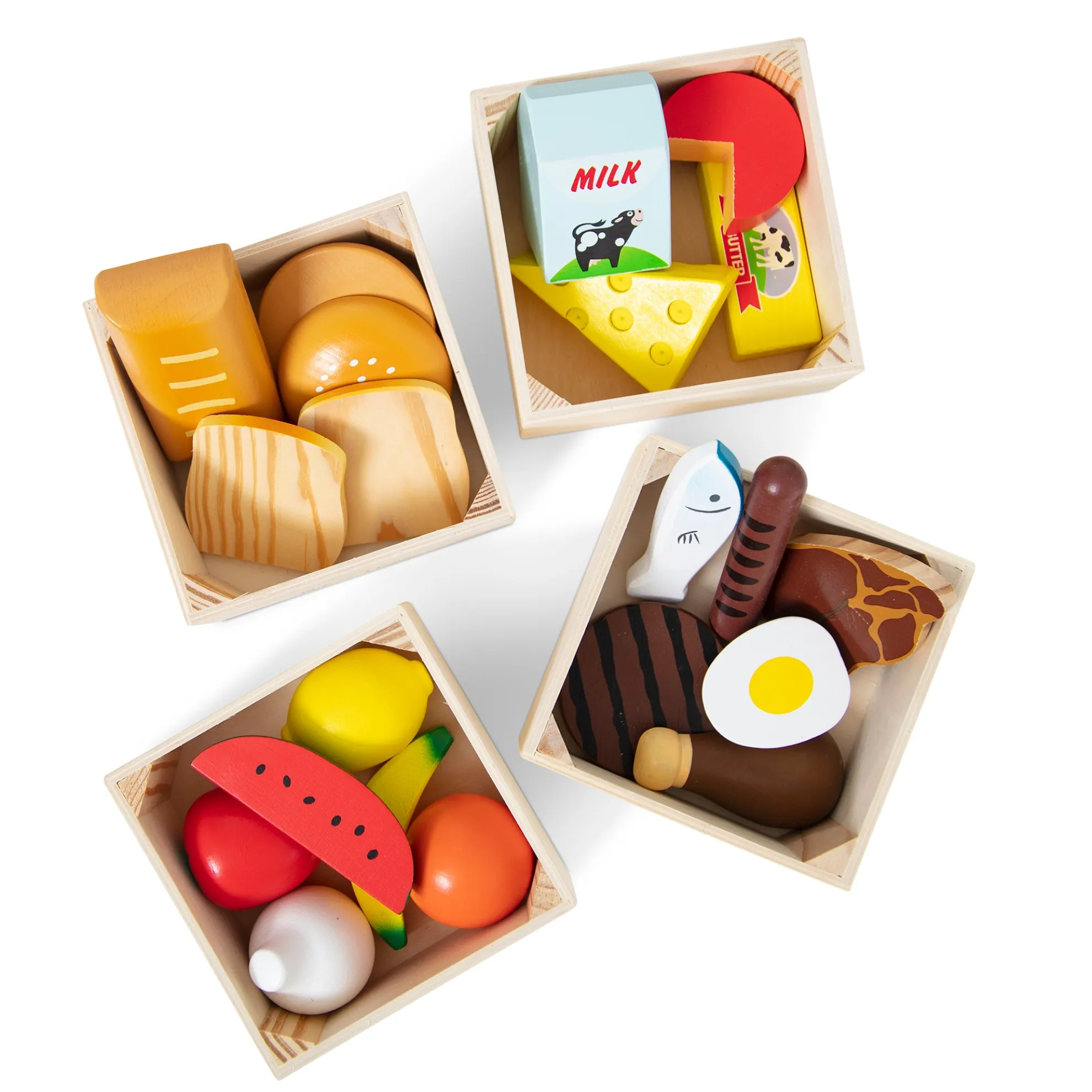 Food Groups - Wooden Play Food
