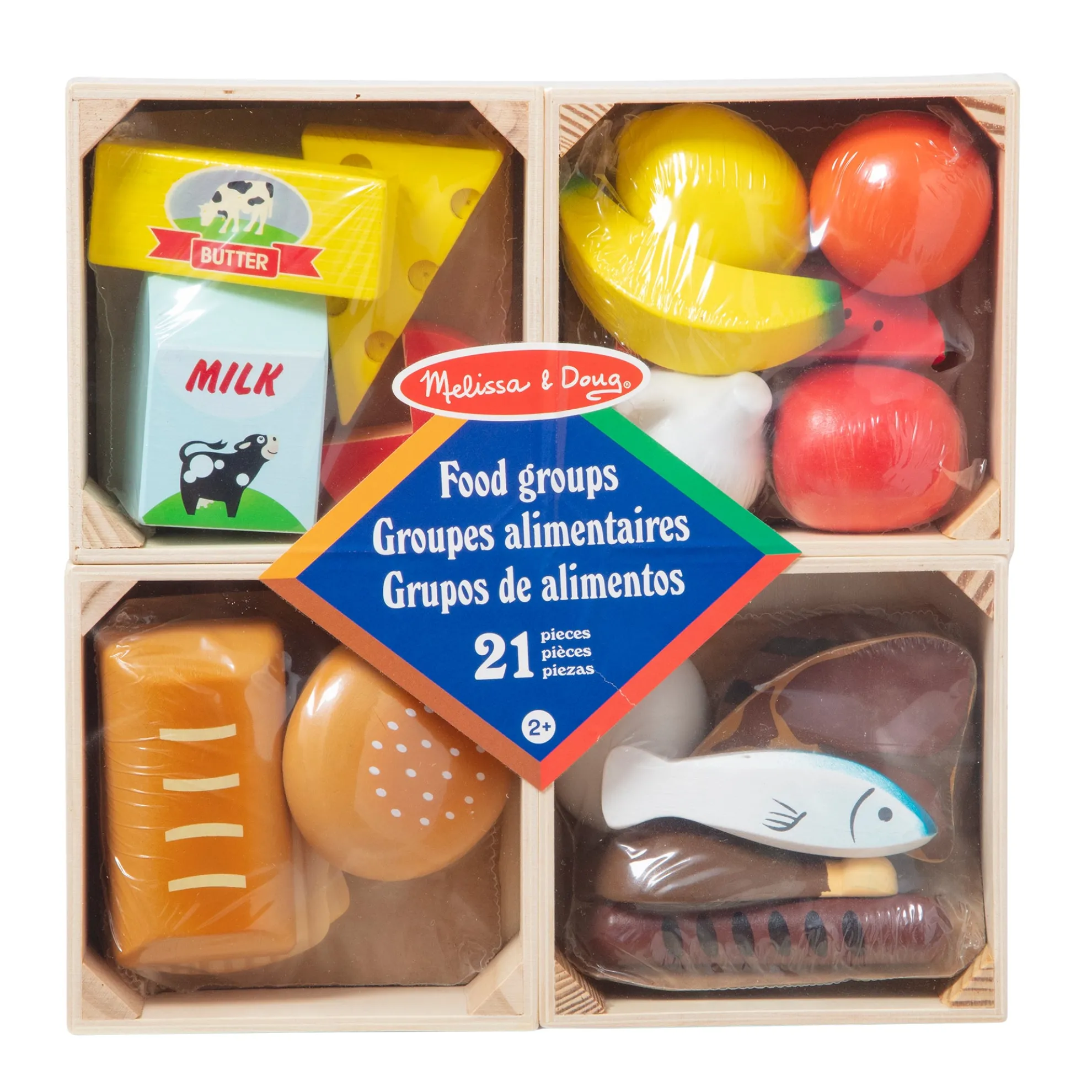 Food Groups - Wooden Play Food