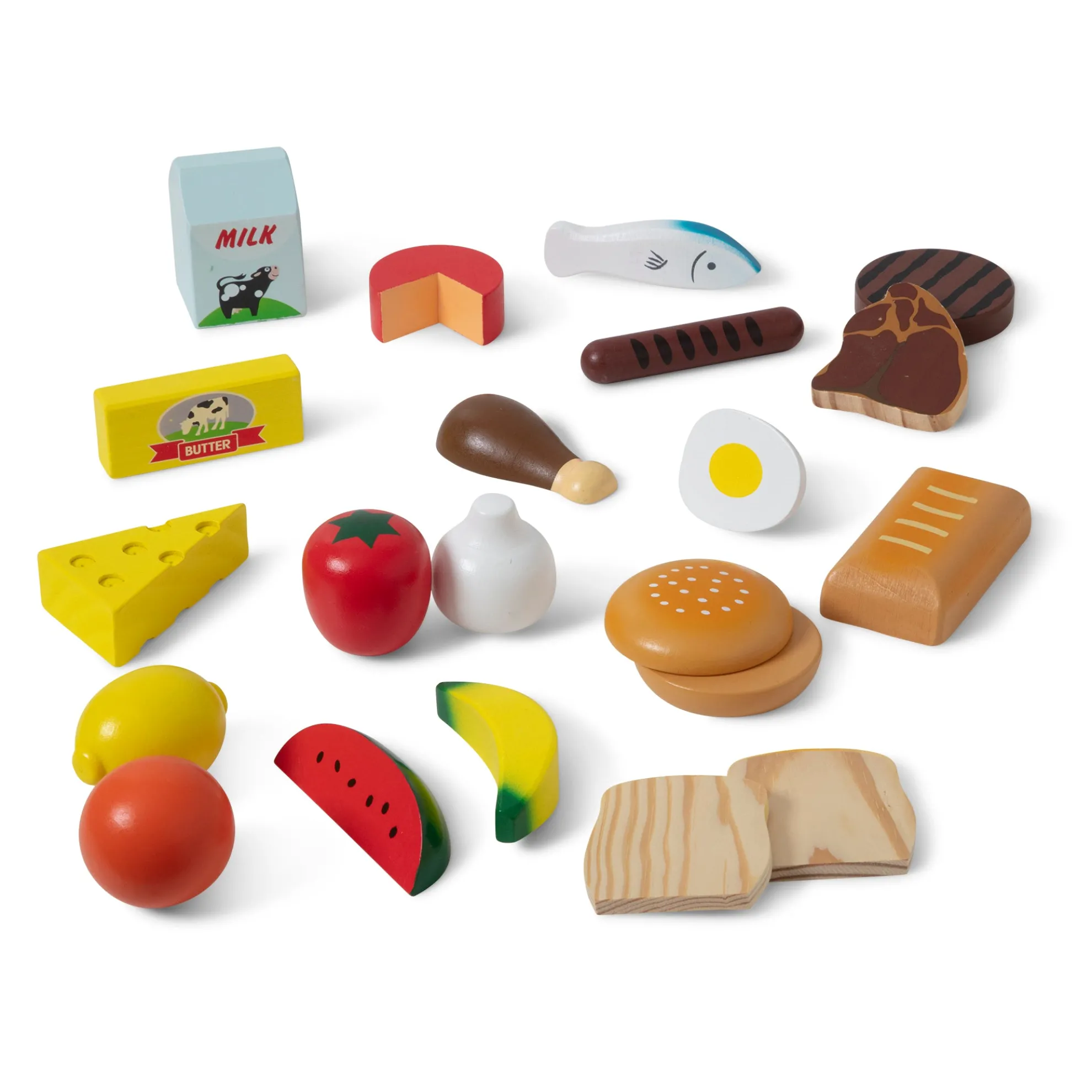 Food Groups - Wooden Play Food