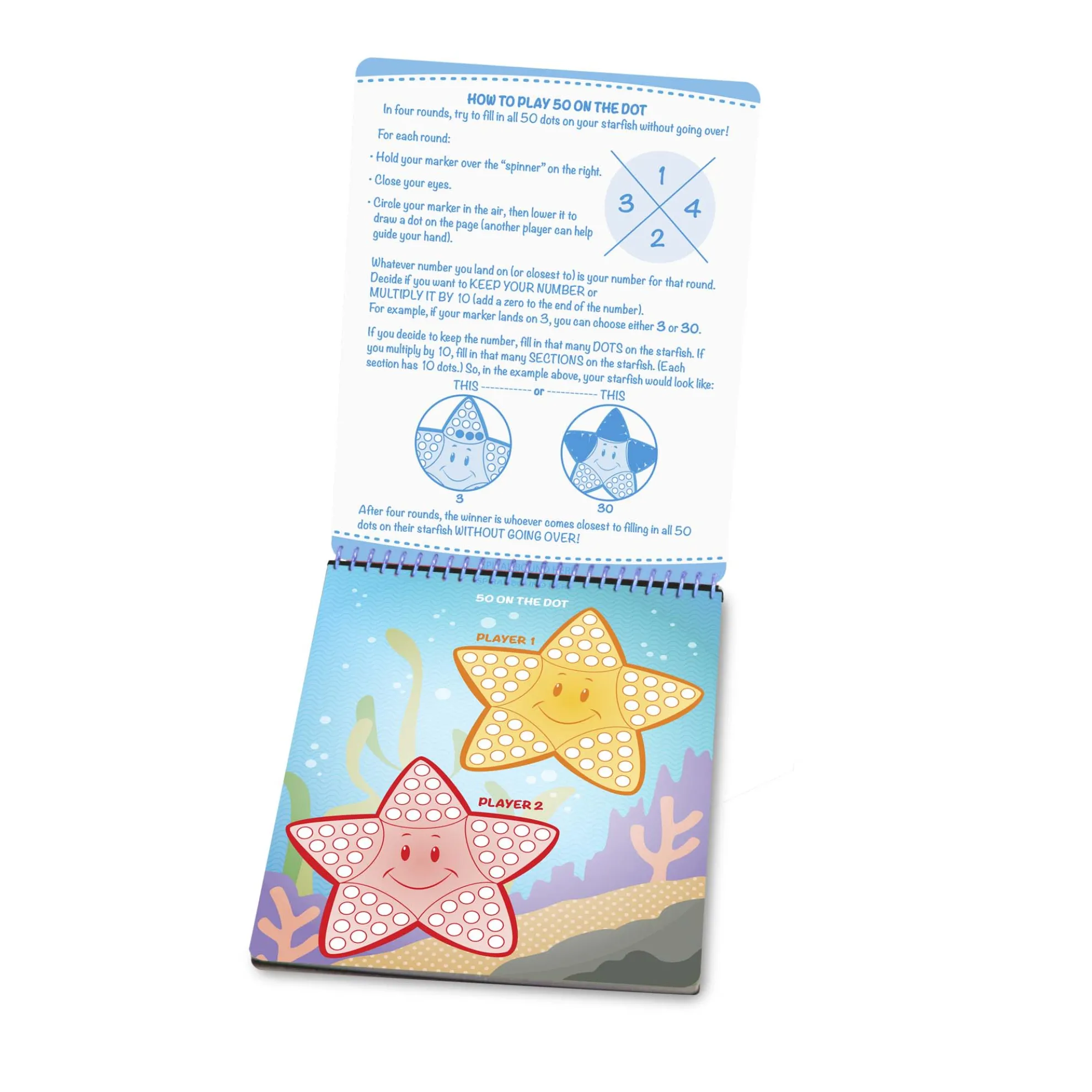 Game On! Wipe-Off Activity Pad - On the Go Travel Activity