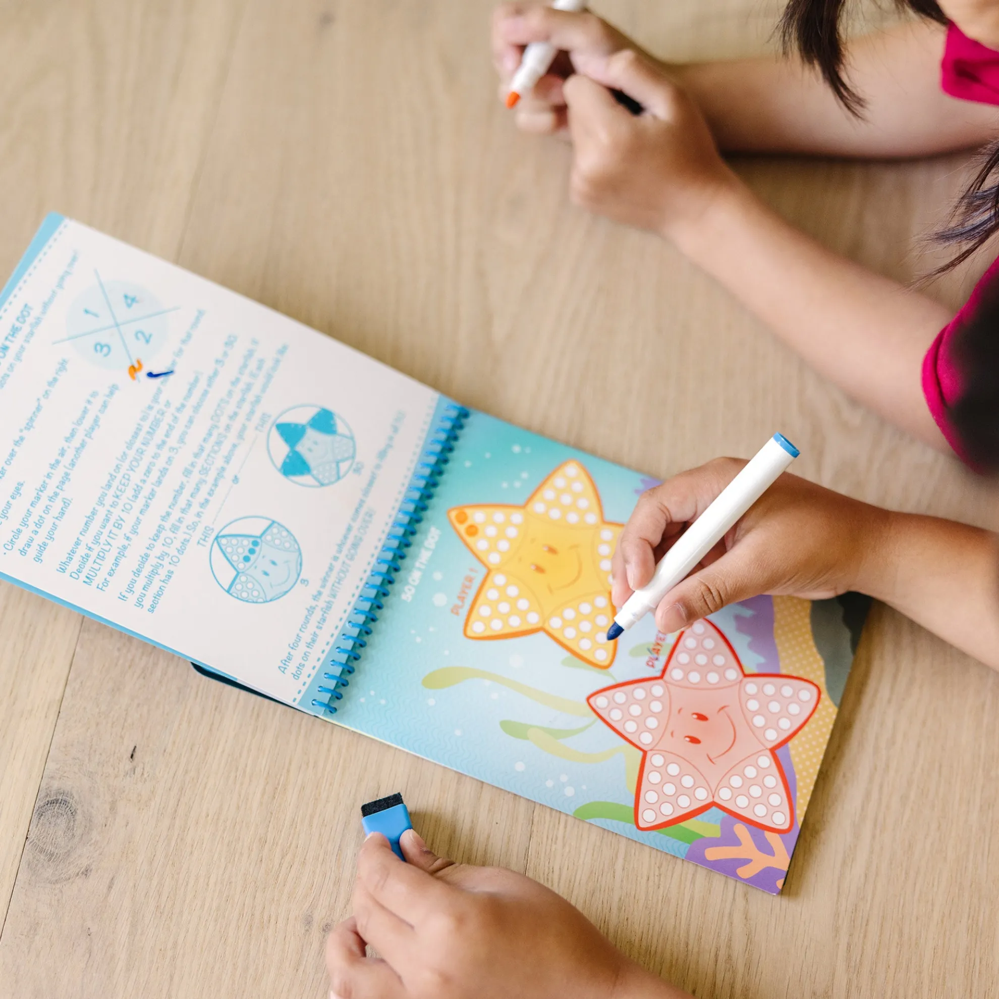 Game On! Wipe-Off Activity Pad - On the Go Travel Activity