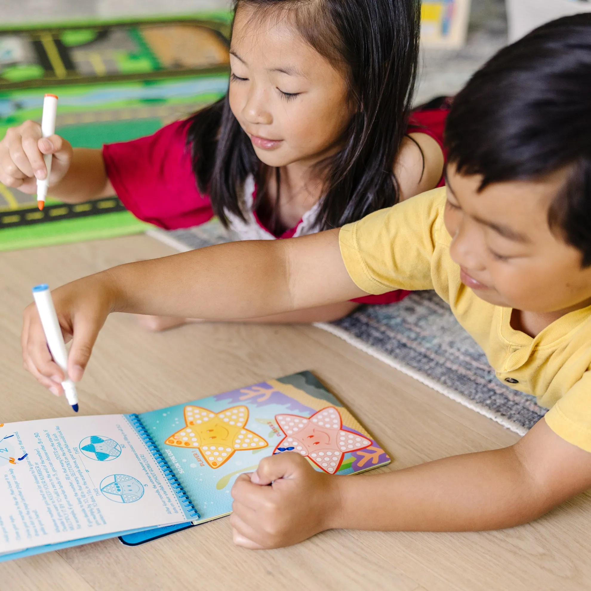 Game On! Wipe-Off Activity Pad - On the Go Travel Activity