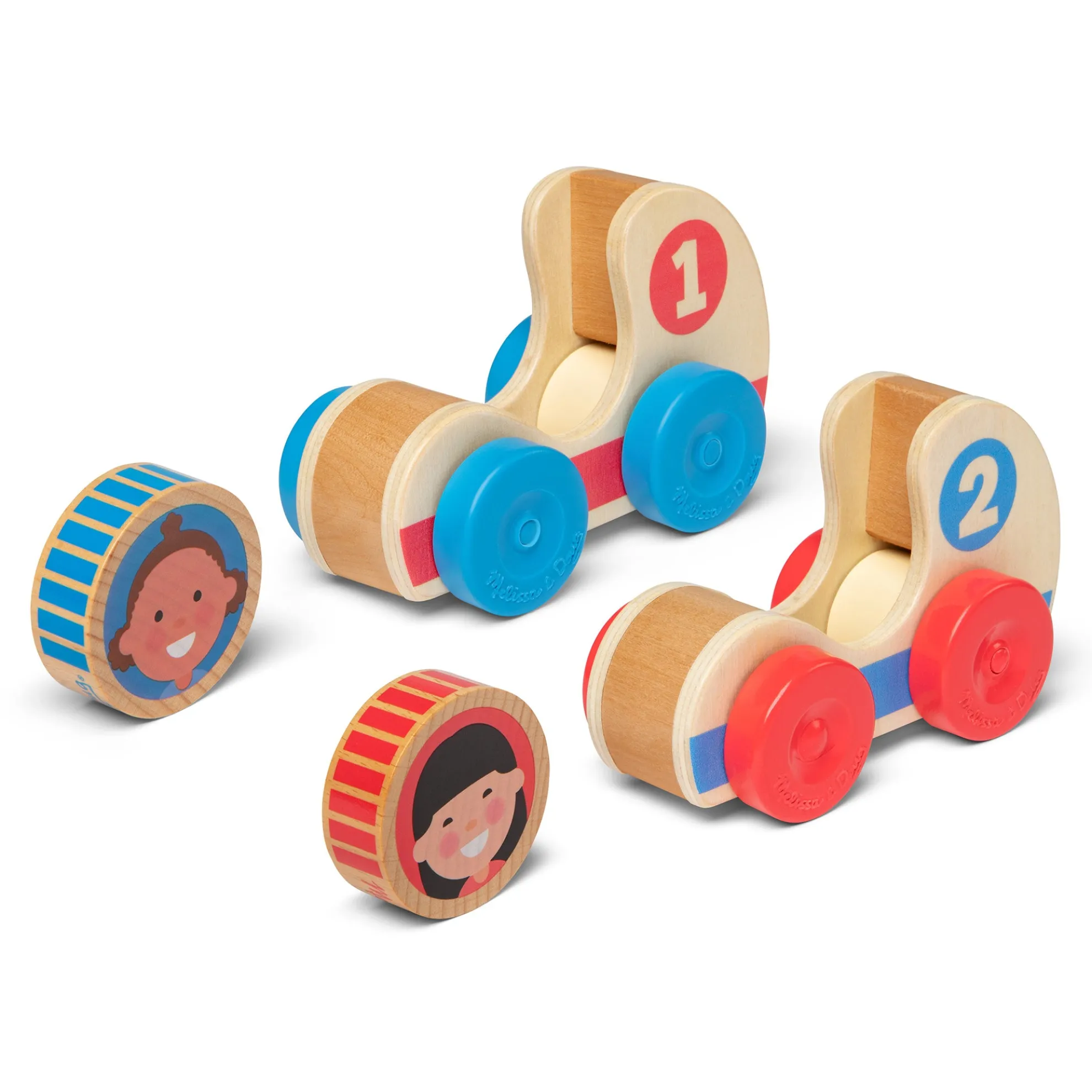 GO Tots Wooden Race Cars
