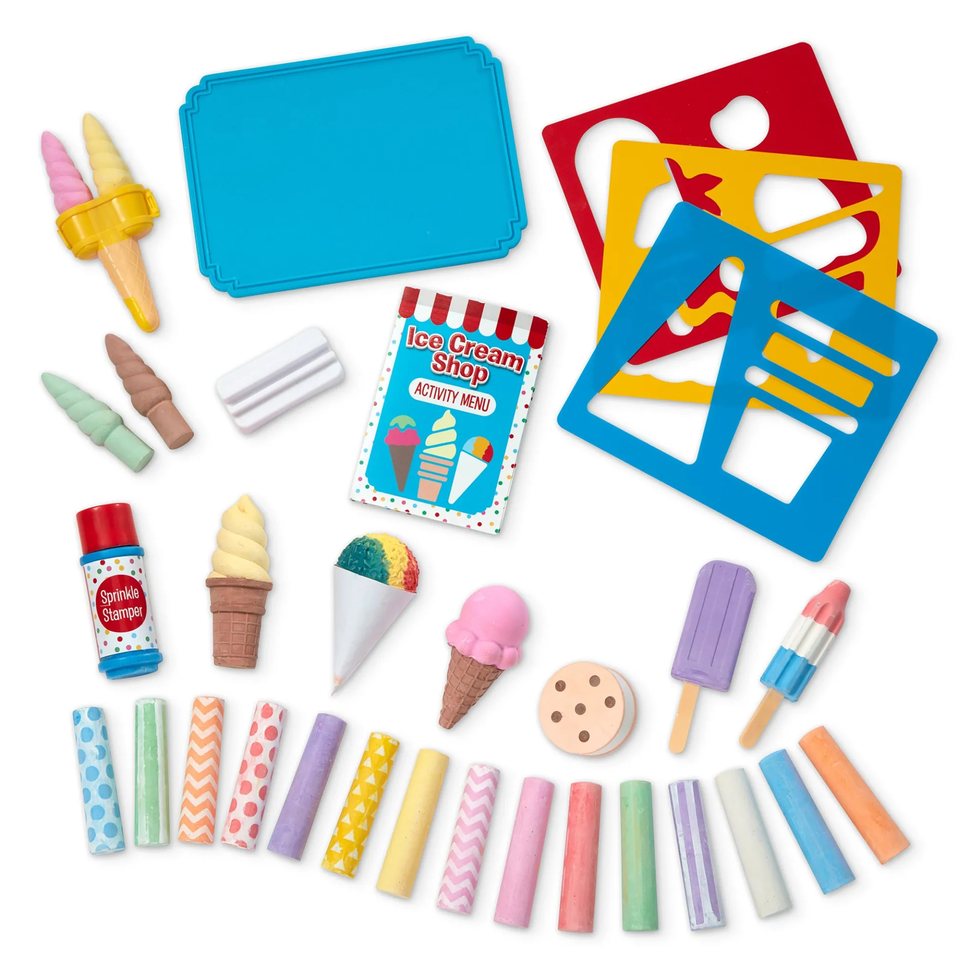 Ice Cream Shop Chalk Play Set