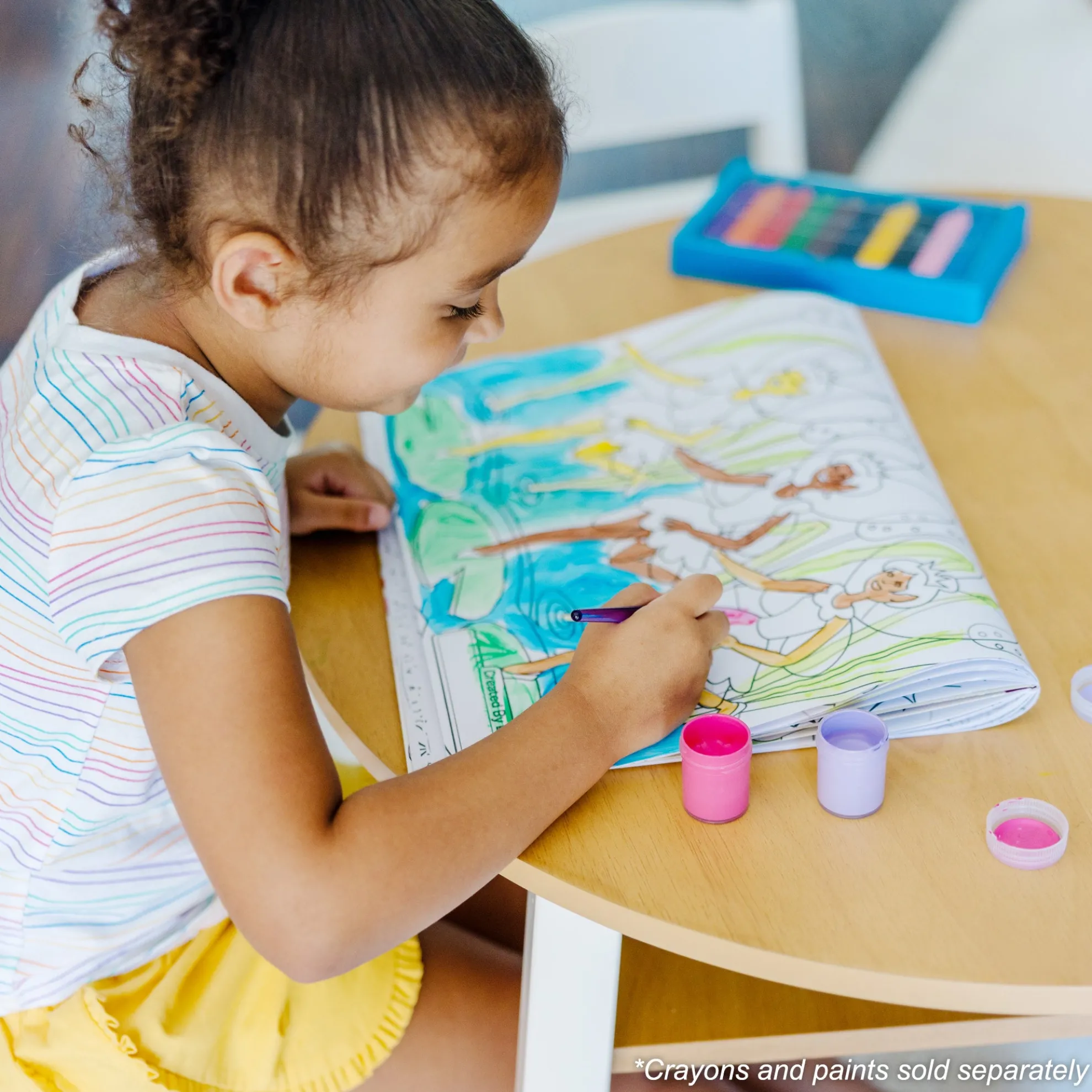 Jumbo Coloring Pad - Princess & Fairy